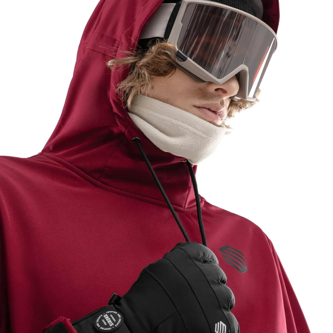 SIROKO - Kurtka Snowboardowa Siroko W1 Groenland - XXS - Bordowy