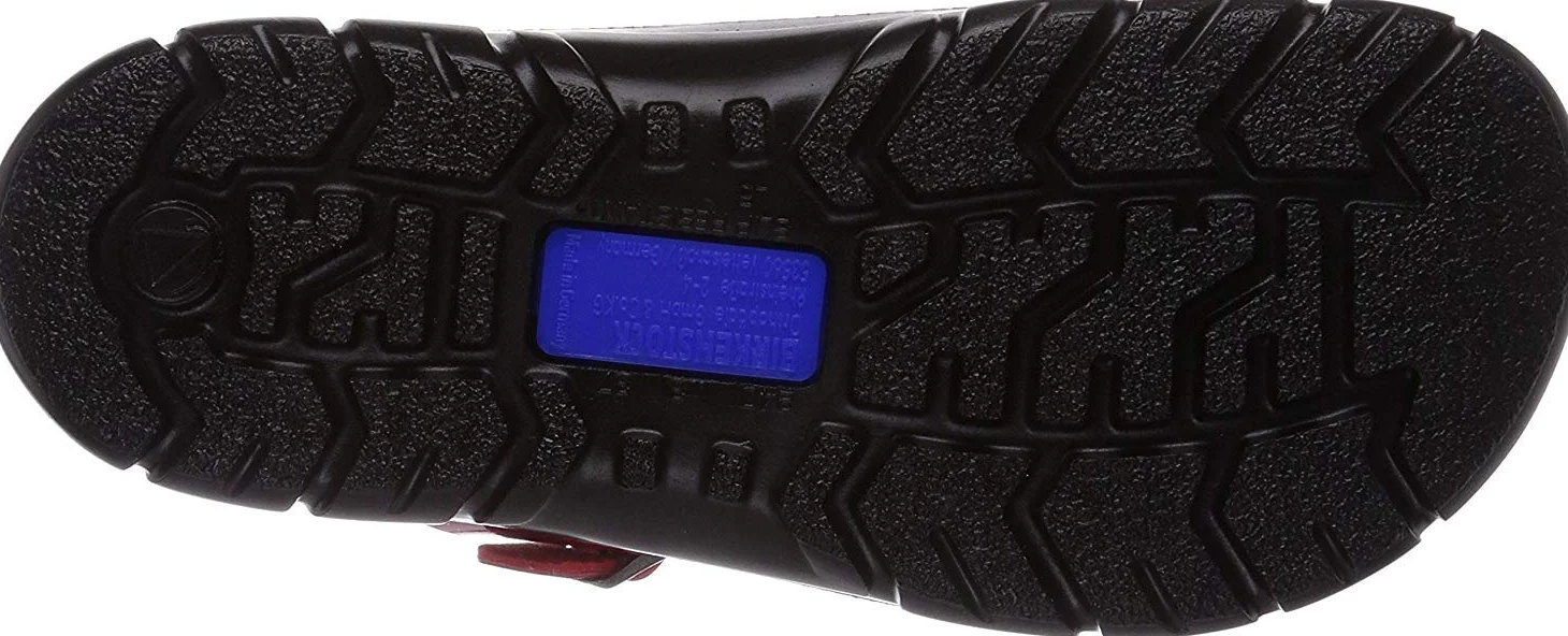 BIRKENSTOCK Classic Saragossa Birko-Flor, damskie sandały z paskiem na kostce, z obcasem klinowym