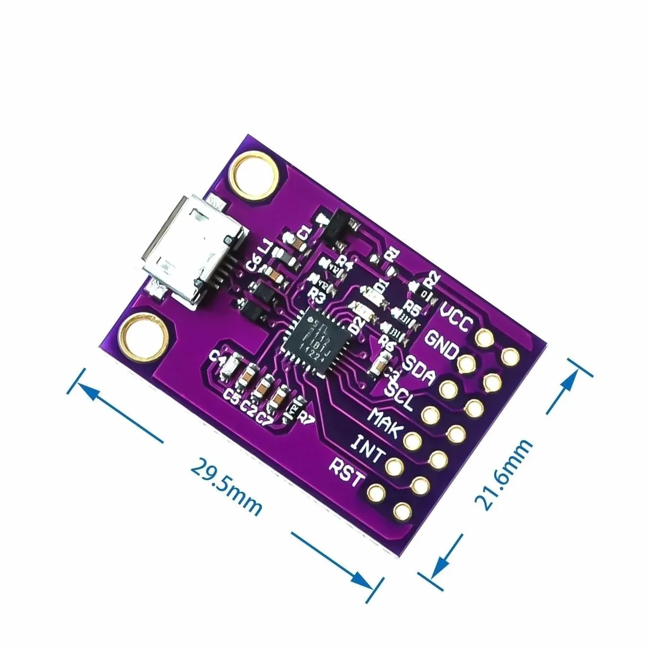 1 szt. CP2112 płyta debugowania USB do I2C IIC moduł komunikacyjny MicroUSB 2112 dla CCS811