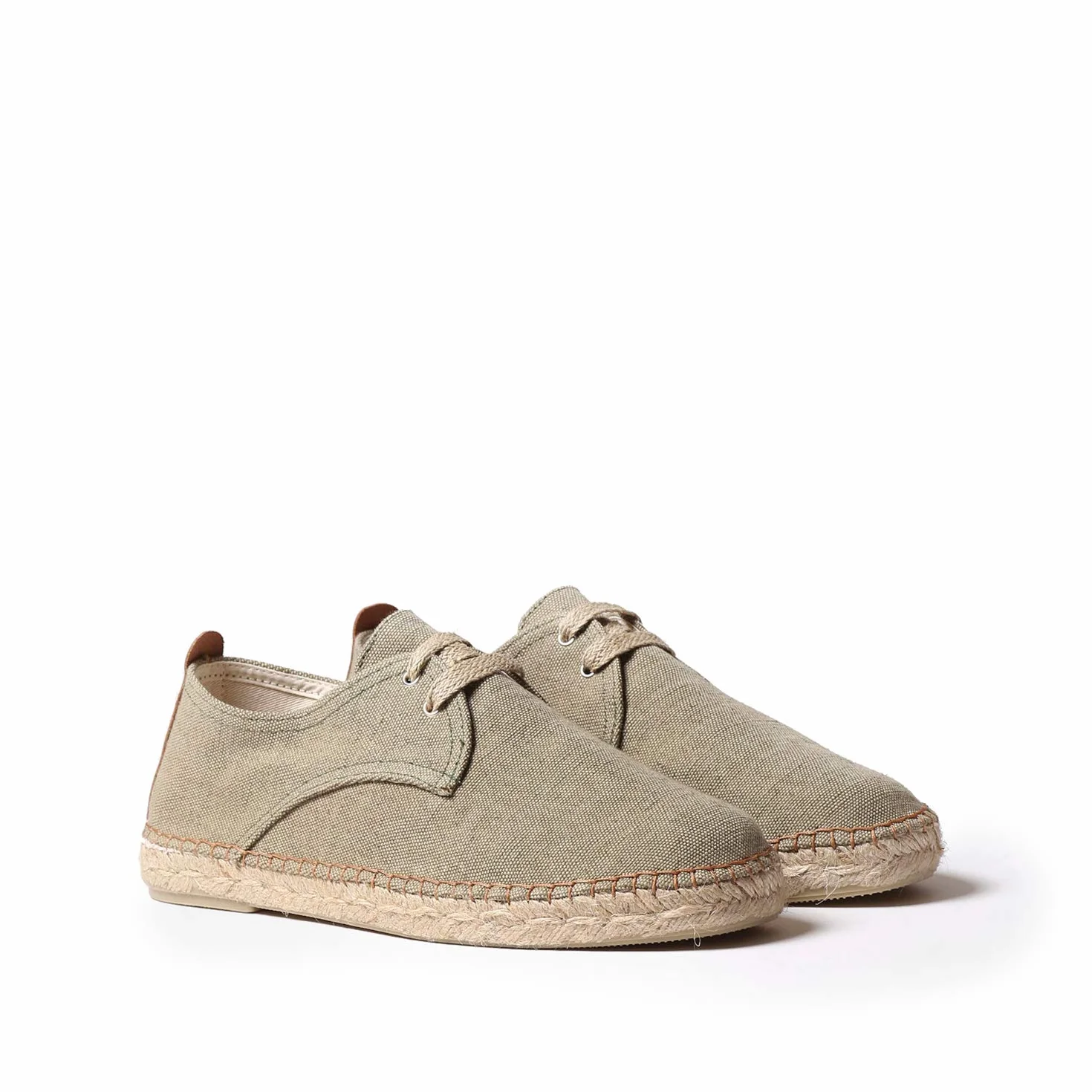 TONI PONS DIXON -Toni Pons men's lace-up espadrille made of cotton fabric.