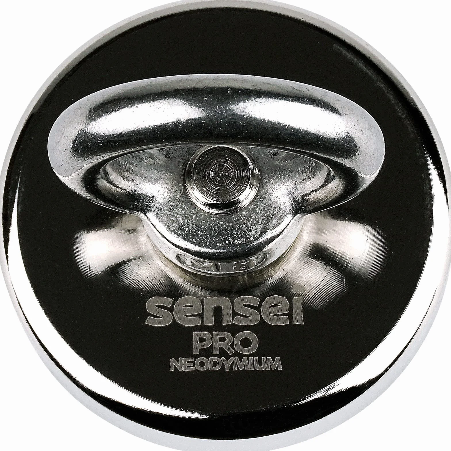 Magnes SENSEI 80 kg, Magnes Neodymowy N52 z Uchwytem Górnym, Ø4,8 x H1,2 cm, Bardzo Silny Magnes Neodymowy do Domu, Warsztatu, Połowów w Wodzie