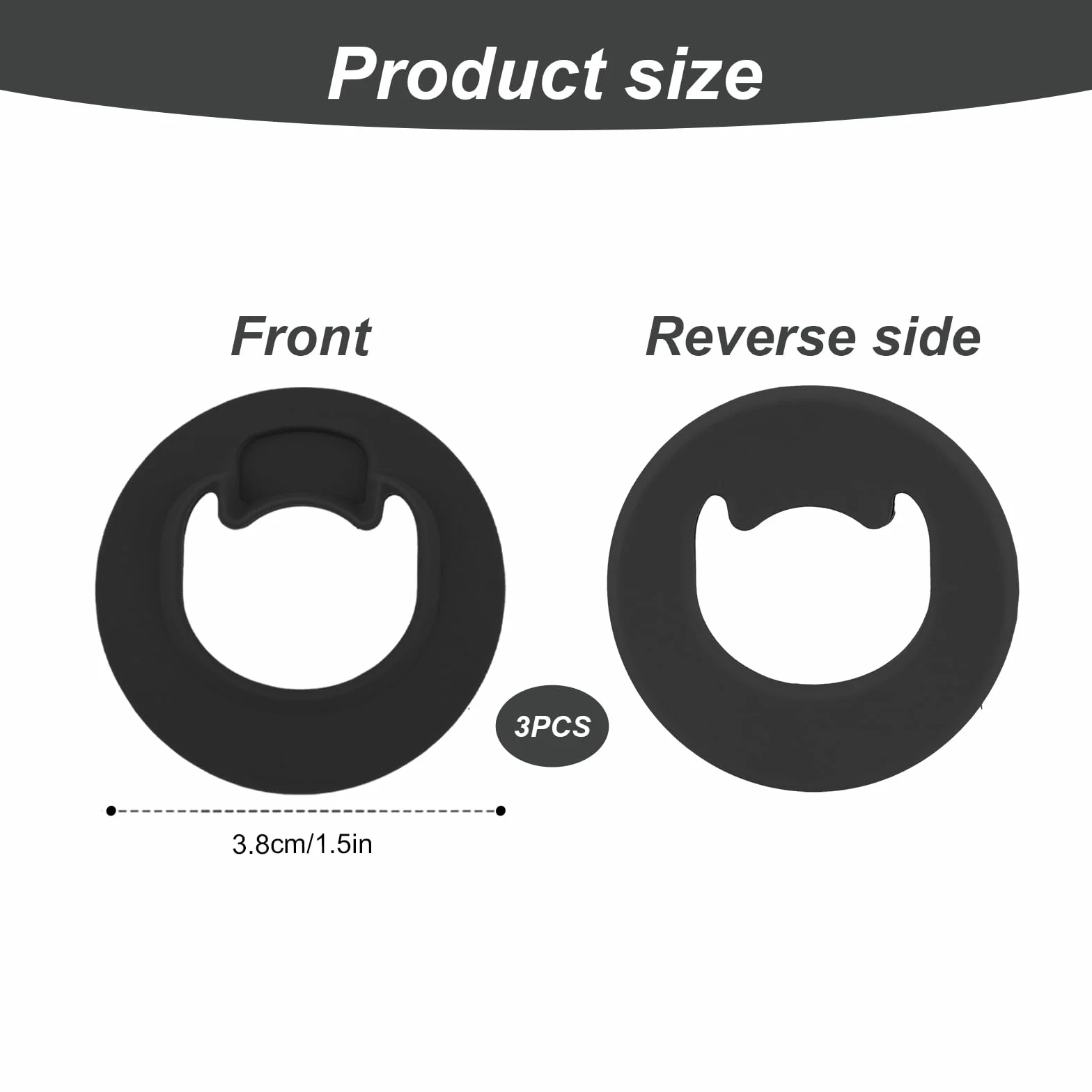 BOXOB 3 Sztuki Zatyczki Butelek na Wodę do Owala FreeSip Twist 18oz 24oz, Bez BPA Uszczelka Silikonowa Akcesoria Górnej Pokrywy Serii do Owala FreeSip Twist