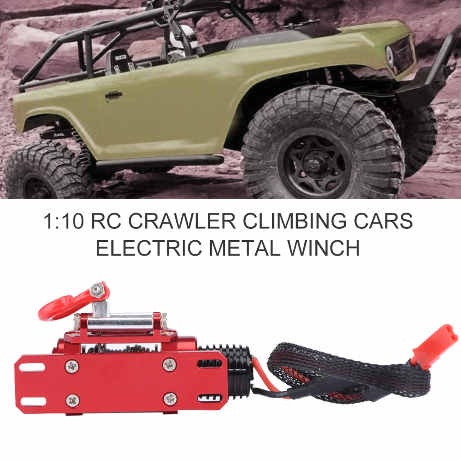 Wciągarka do RC, trwała, przyjazna dla środowiska Minilier, precyzyjna obróbka CNC Rupslier, dla SCX10 D90 D110 TF2 for KM2