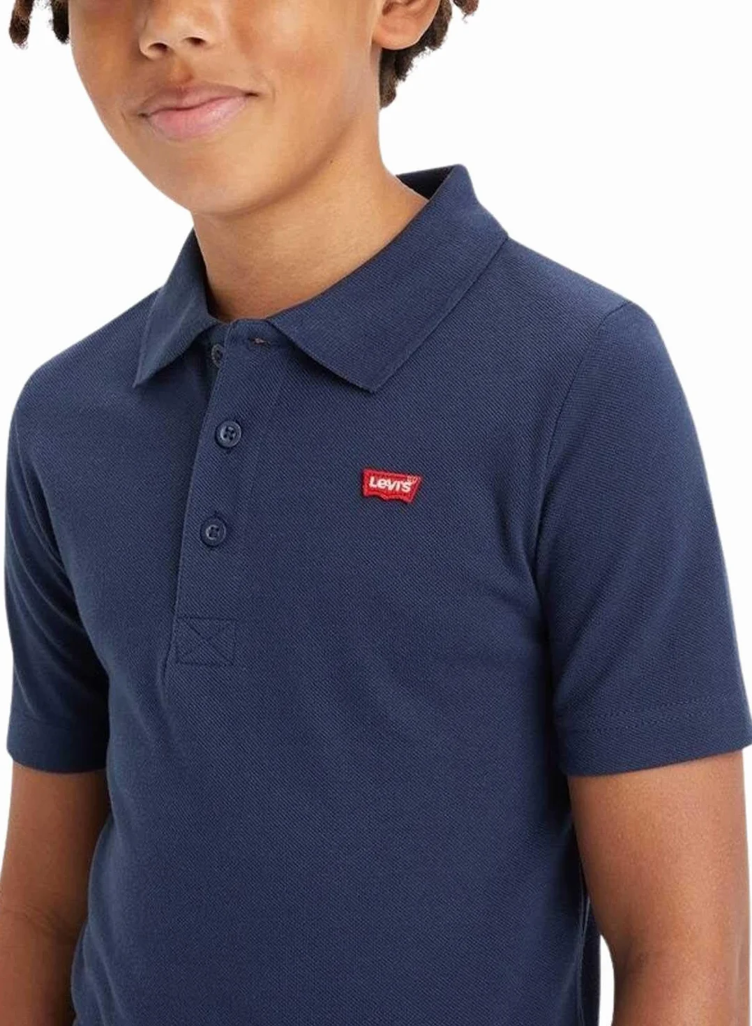 Levi's Lvb koszulka polo z taśmą na plecach, Sukienka Blues, 8 lat