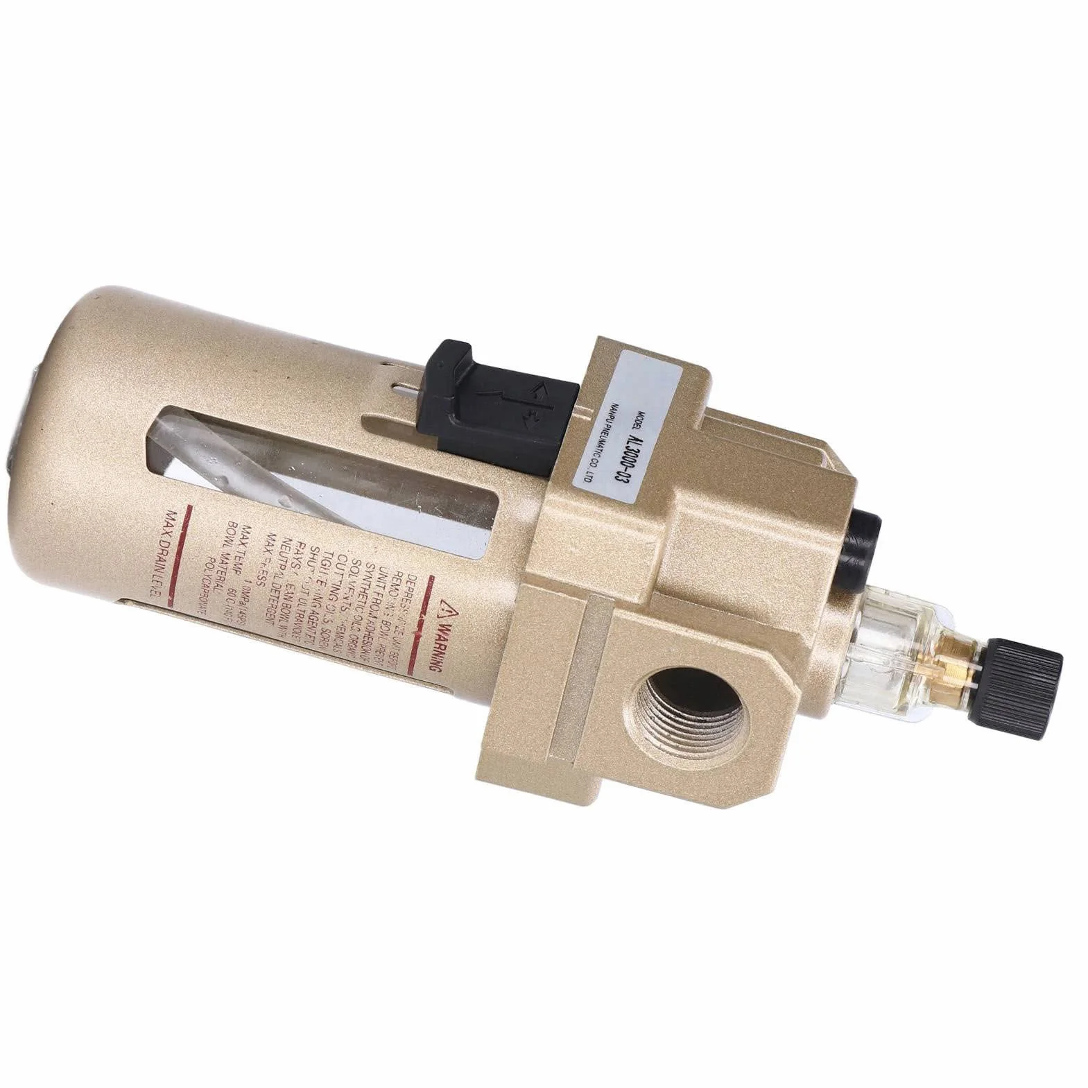 Separator oleju wodnego pneumatyczny Regulator ciśnienia powietrza smarownica G3/8 0,05-1Mpa