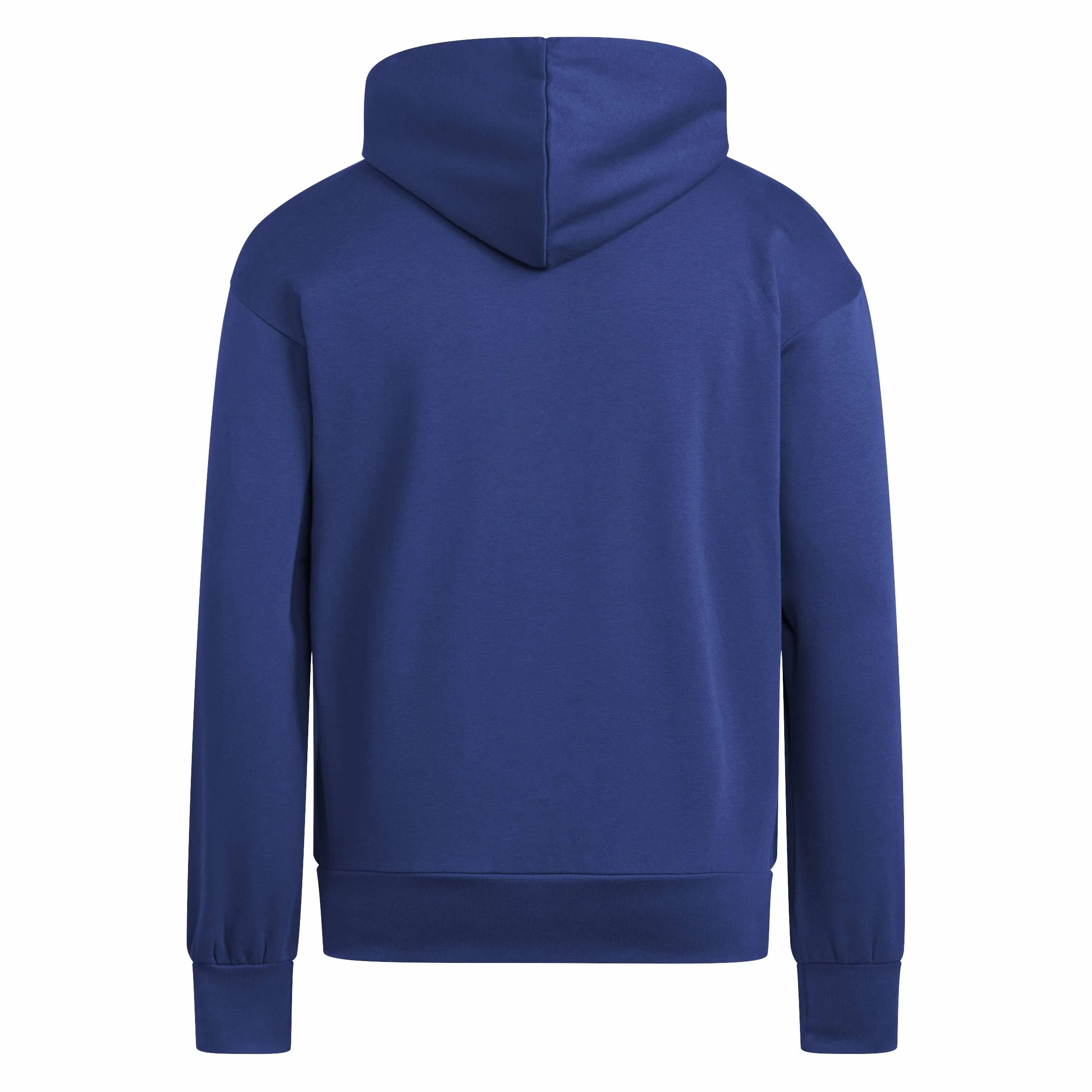 adidas Mężczyźni ESSENTIALS FEELCOZY FLEECE HOODIE, dark blue/white, L