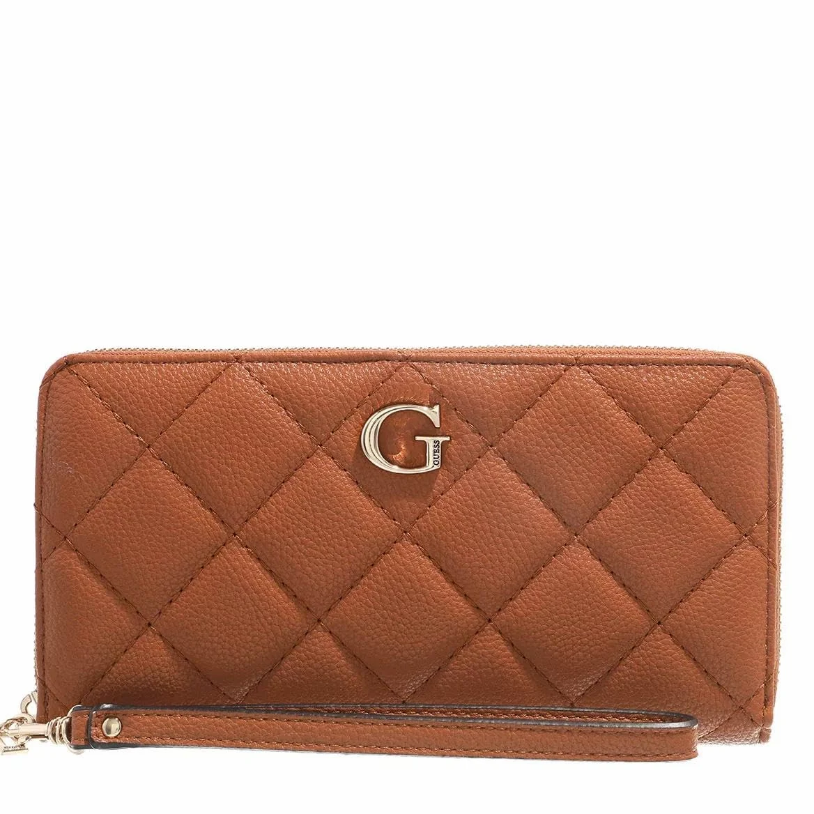 Guess Portfele damskie Cognac Swqg8394630, Brązowy, Taglia Unica