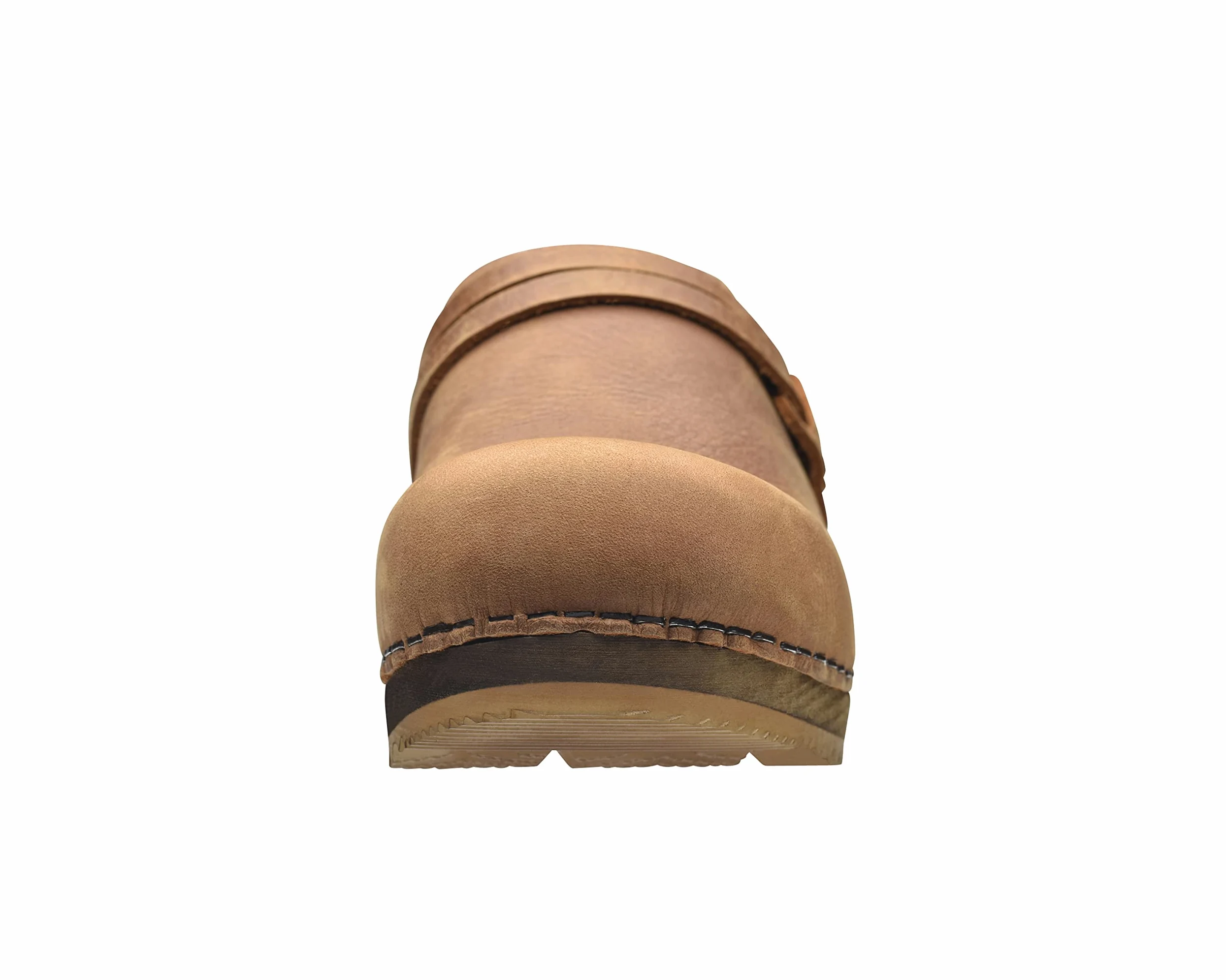 Sanita Ursana Mule Clog | Original Handmade Wooden Leather Clog for Women | Sustainable sole
