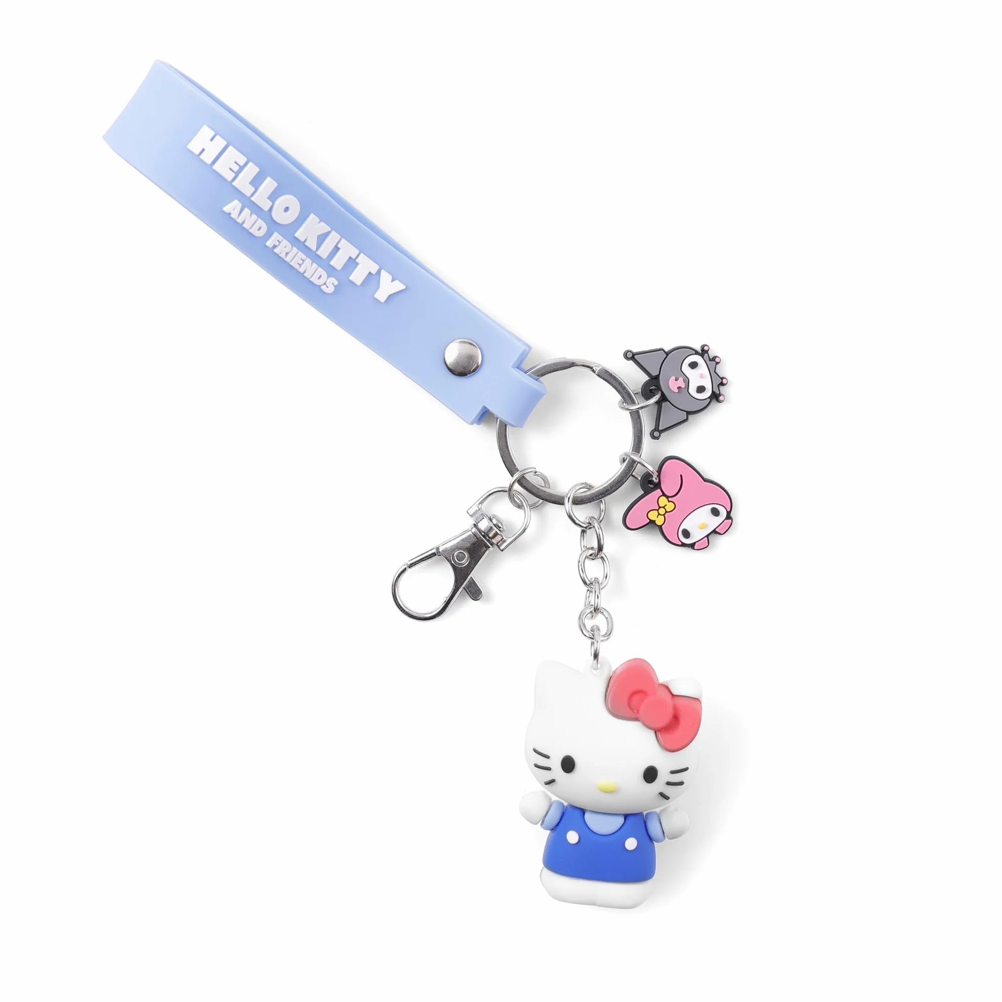 Hello Kitty Girls 3D gumowa smycz brelok do kluczy torba piórnik zawieszka