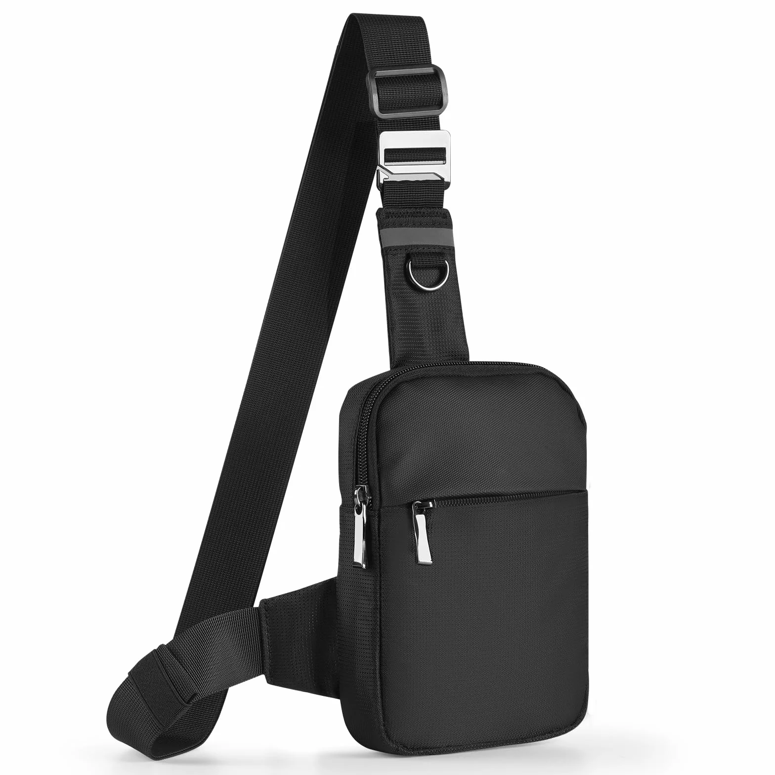 Sling Bag torba na ramię z blokadą RFID, mała na podróż, telefon, sport
