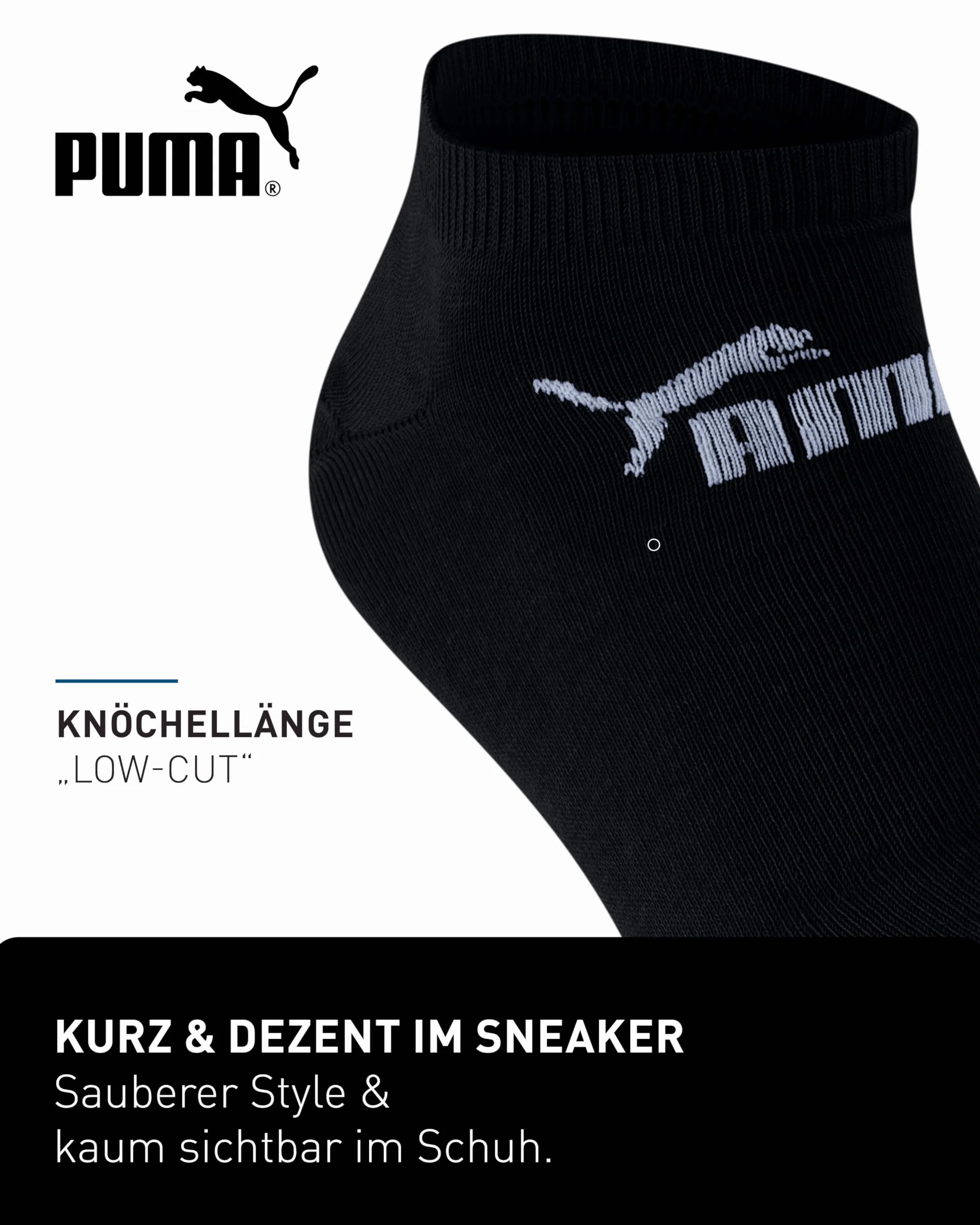 PUMA Skarpety do trampek, 18 par, Statement Edition, damskie i męskie