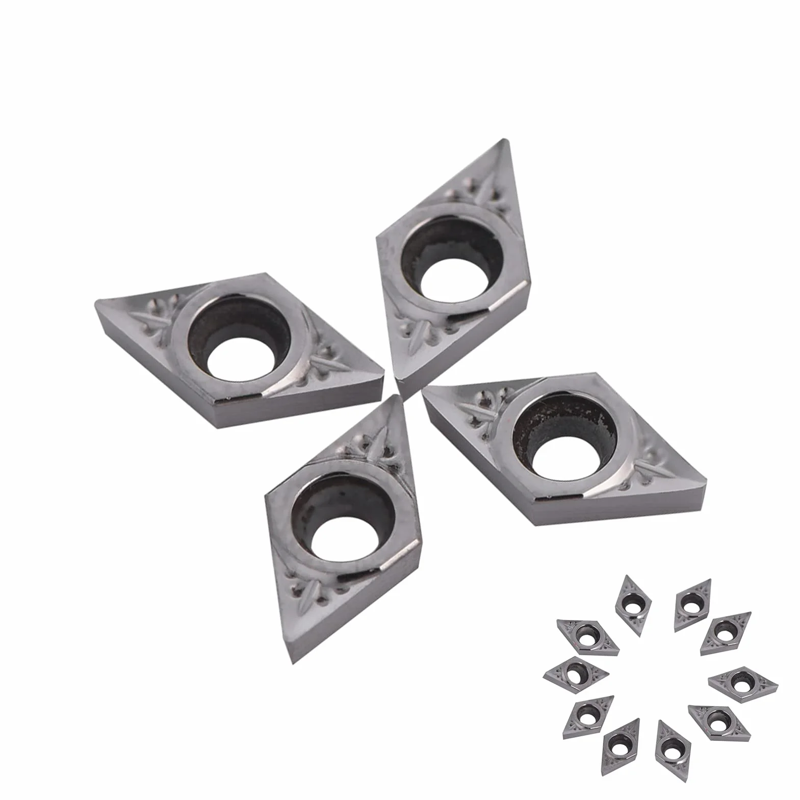 Wkładki z węglika CNC do toczenia frezowania gwintowania aluminium 10 szt.