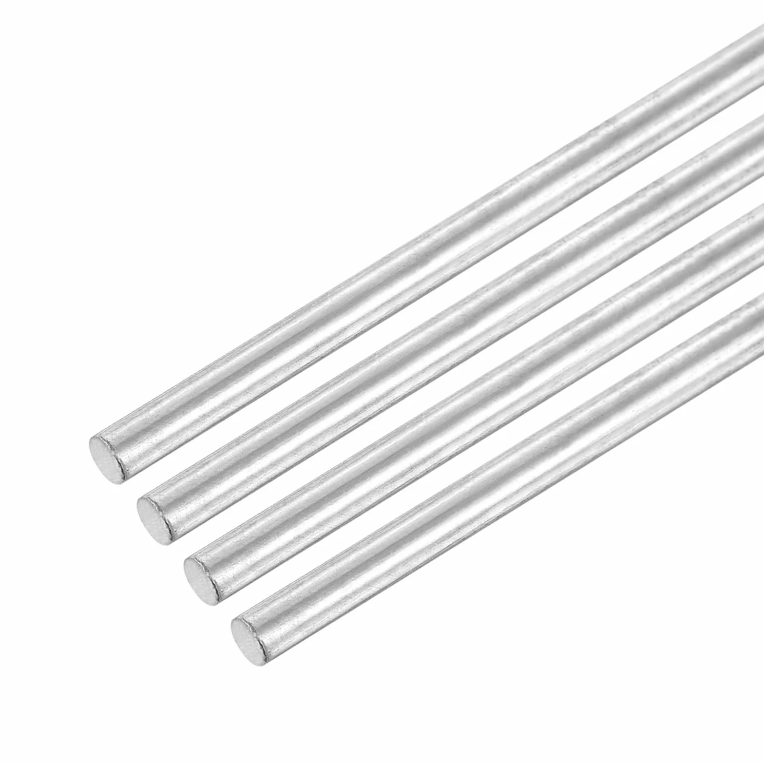 QUARKZMAN 4 metalowe pręty 304 do ogrodu, 3 mm x 120 mm, metalowe pręty do majsterkowania, motocykli, dekoracji, ogrodu