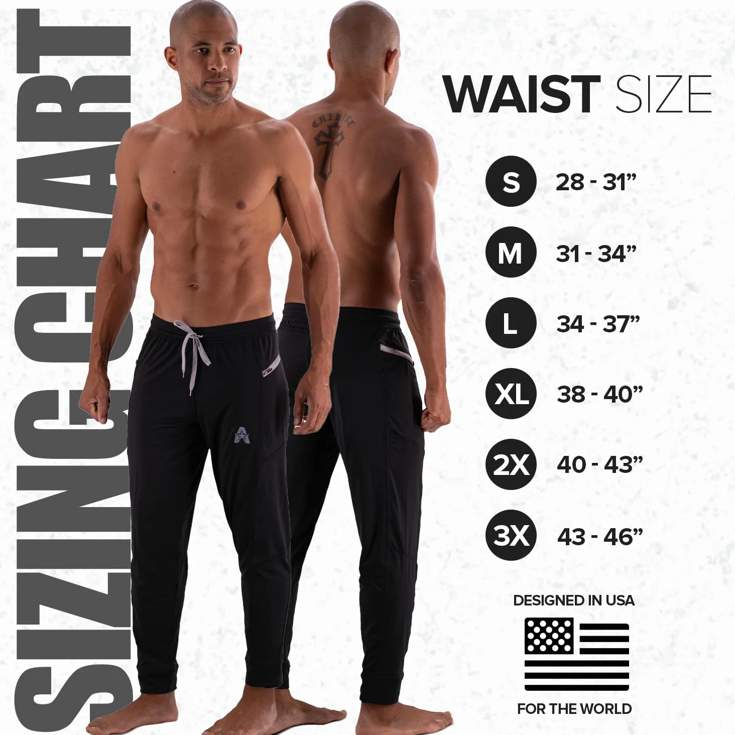 Anthem Athletics Hyperflex Slim Fit męskie joggery treningowe – na siłownię, do biegania, jogi, atletyki, spodnie dresowe treningowe