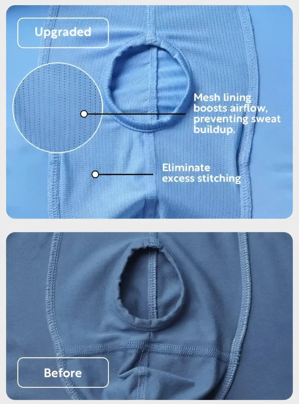 Separatec Bokserki męskie bambus Rayon z oddzielnymi woreczkami bielizna 3 sztuki trunks