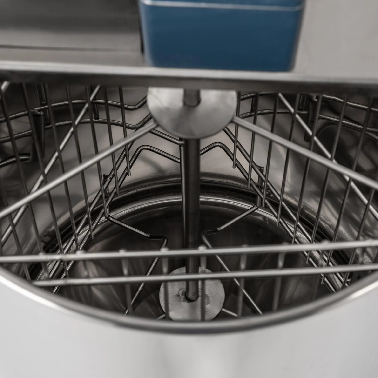 Elektryczna wirówka do miodu na trzy ramki, 140 W, tangencjalna, ze stali nierdzewnej, z wylotem miodu i akrylową pokrywką, elektryczny ekstraktor miodu, odpowiednia dla pszczelarzy