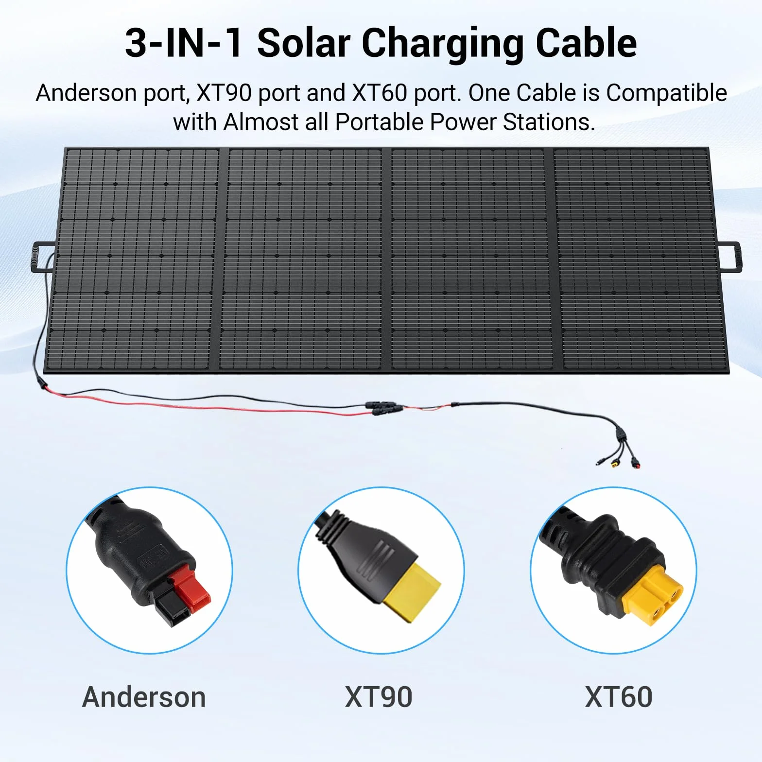 FOSSiBOT - PL | DYSTRYBUCJA | SP420 | 420W | Panel solarny | MC4 | do przenośnej stacji zasilania F2400 F3600