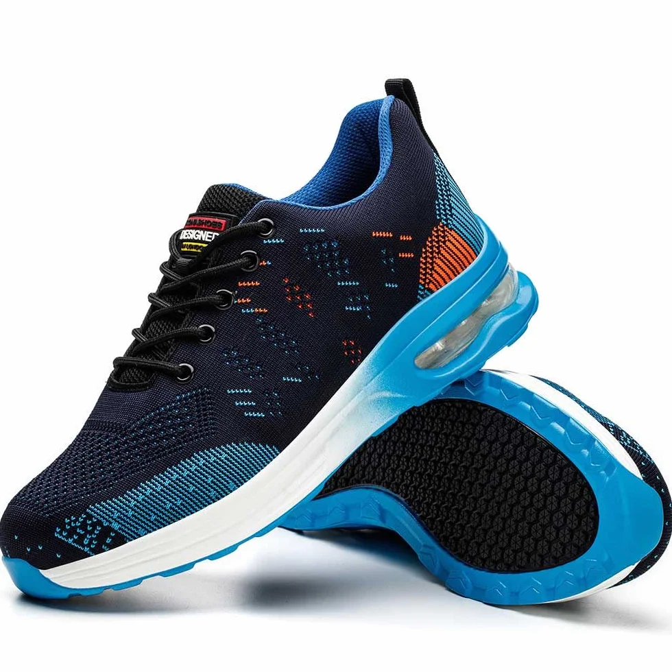 Rona Shoes Buty Robocze Obuwie Robocze Lekkie Wygodny Stylowy Męskie Damskie Alpha Blue EU 44