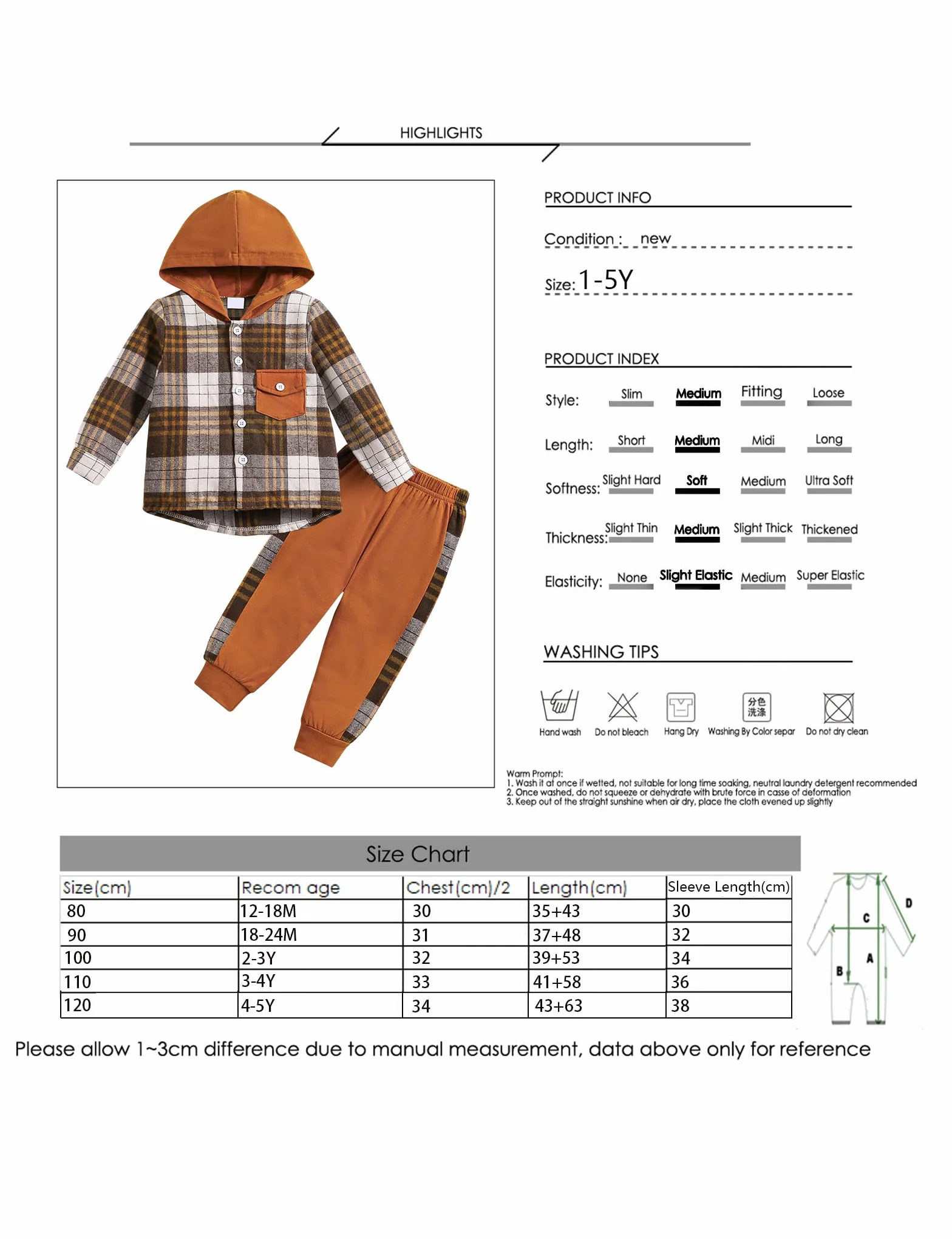 Ubranie dla małych dzieci, chłopięce, z długim rękawem, pled, bluza z kapturem, strój dresowy, strój 2 szt