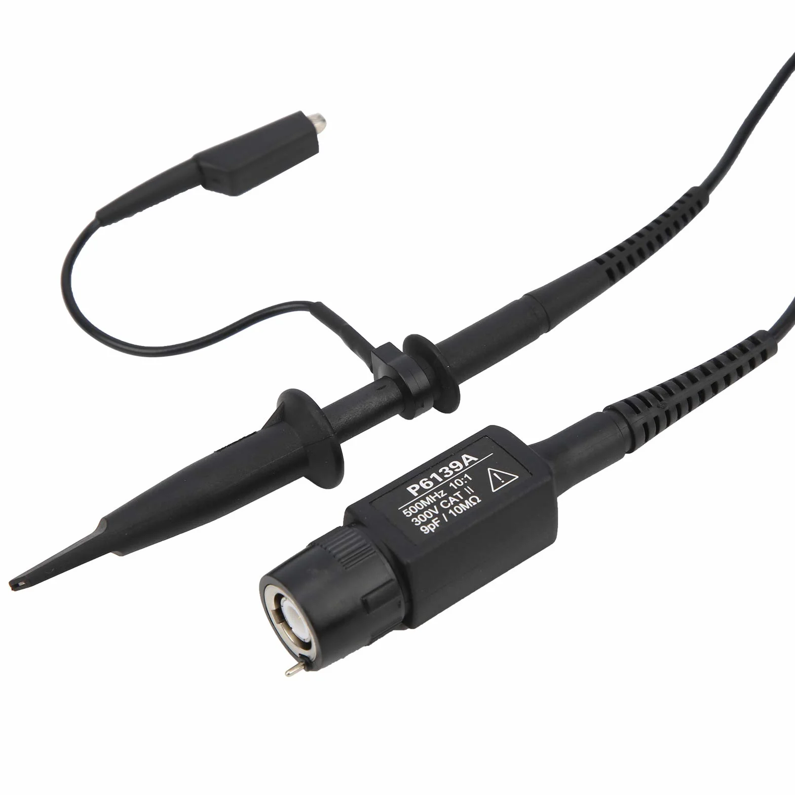 Sonda oscyloskopowa, P-6139A Zestaw sondy testowej oscyloskopu o wysokiej precyzji 10:1, akcesoria do oscyloskopu 500 MHz, mały rozmiar, prosta obsługa