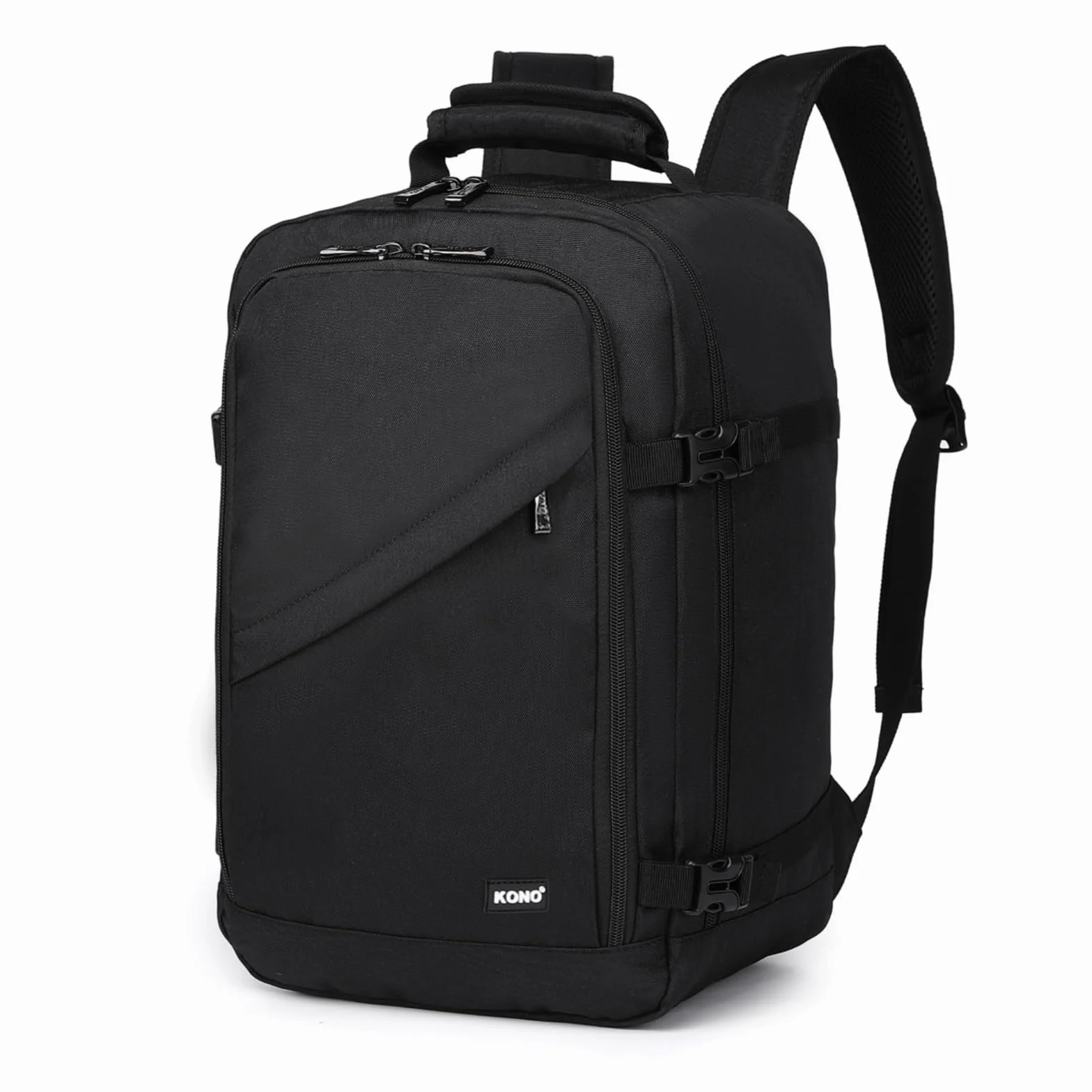 Kono Torba kabinowa 40 x 20 x 25 cm plecak podręczny 20 l Czarny