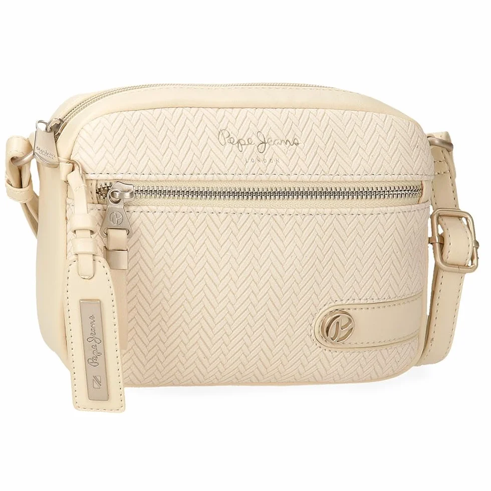 Pepe Jeans Sprig Torba na ramię Beżowy 21x4x5 cm Sztuczna skóra by Joumma Bags, beż, Talla única, torebka na ramię