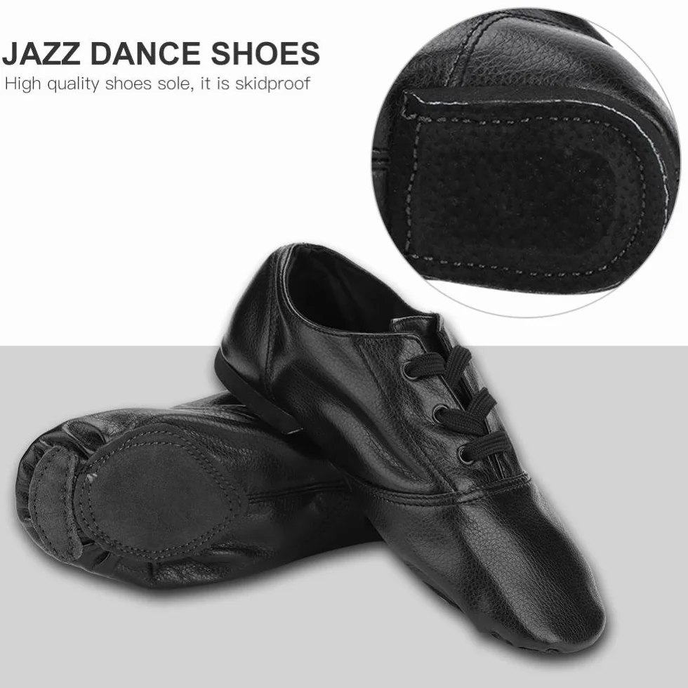 Alomejor buty jazzowe PU elastyczne Slip-On dla dorosłych