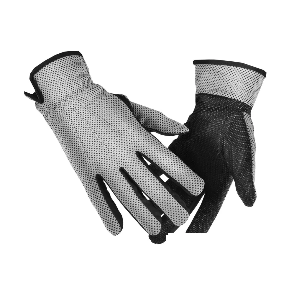 Rękawice ochronne Rękawice ochrony przed słońcem Ochrona UV UPF50 + Oddychające rękawice Wicking (Color : Gray, Size : L)