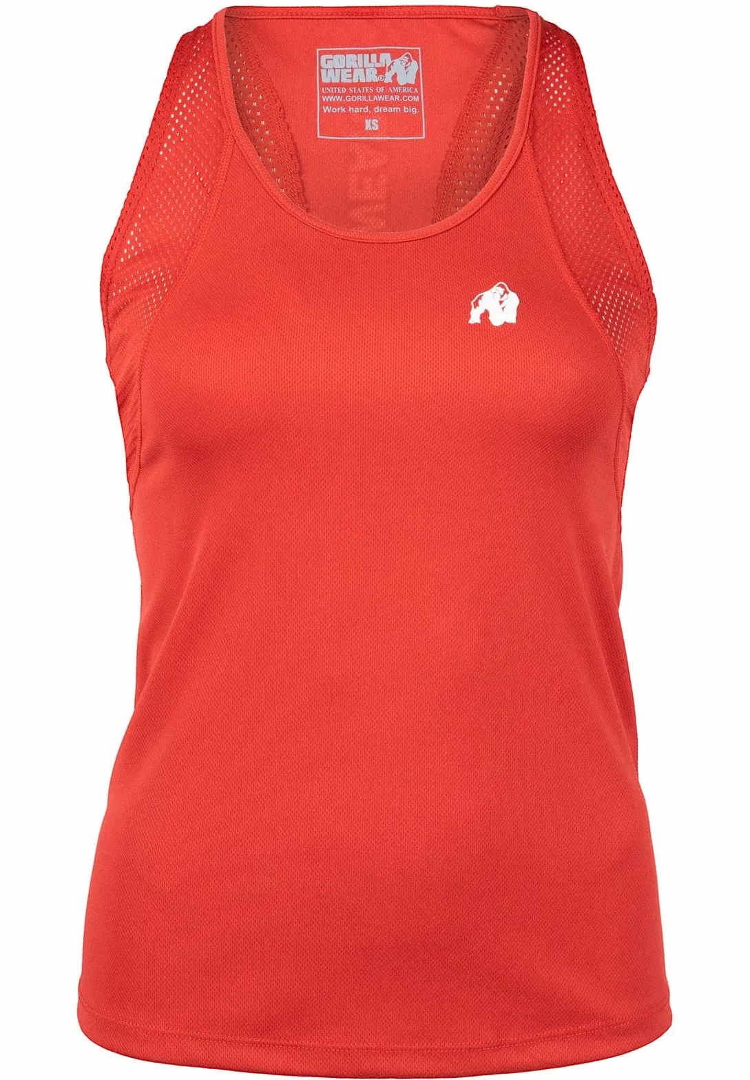 Gorilla Wear - Seattle Tank Top – czarny – Bodybuilding Sport na co dzień, czas wolny, z nadrukiem logo, lekka i wygodna dla optymalnego ruchu z poliestru