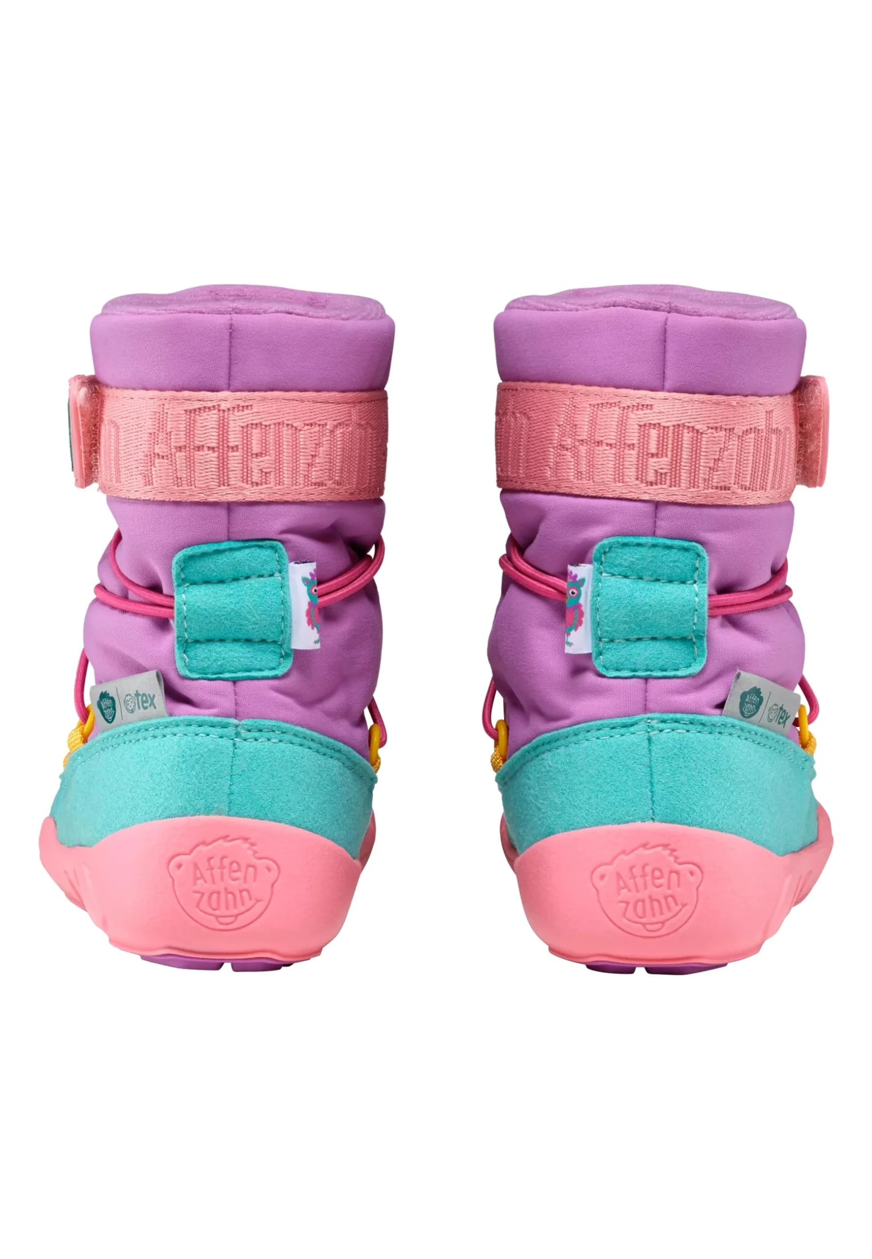 Affenzahn Buty śniegowe Vegan Snowy – buty dziecięce dla chłopców i dziewczynek rozmiar 21-32, wodoszczelne i ciepłe z podszewką | Wegańskie, wodoodporne z ciepłą podszewką i zapięciem na rzepy zapewniają komfort i ochronę w chłodne dni