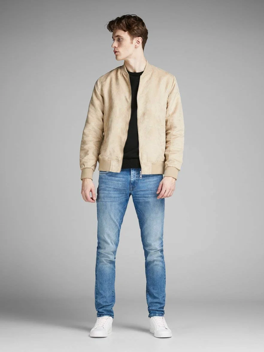 JACK & JONES Jjebasic Knit Crew Neck Sweter Mężczyźni Czarny XXL