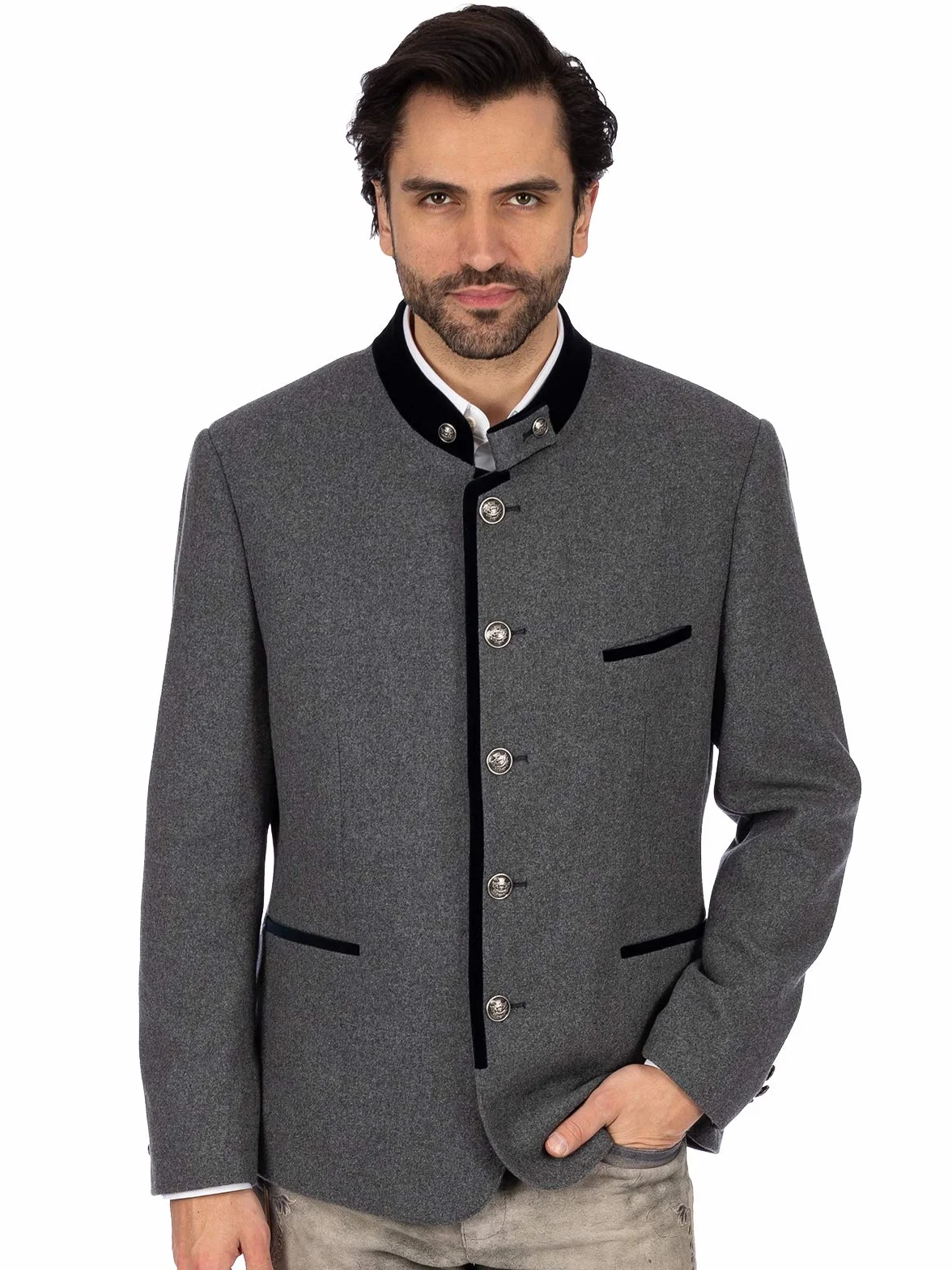 Stockerpoint Męska kurtka Quintus Business Suit Jacket, Kamienna noc niebieski, 58