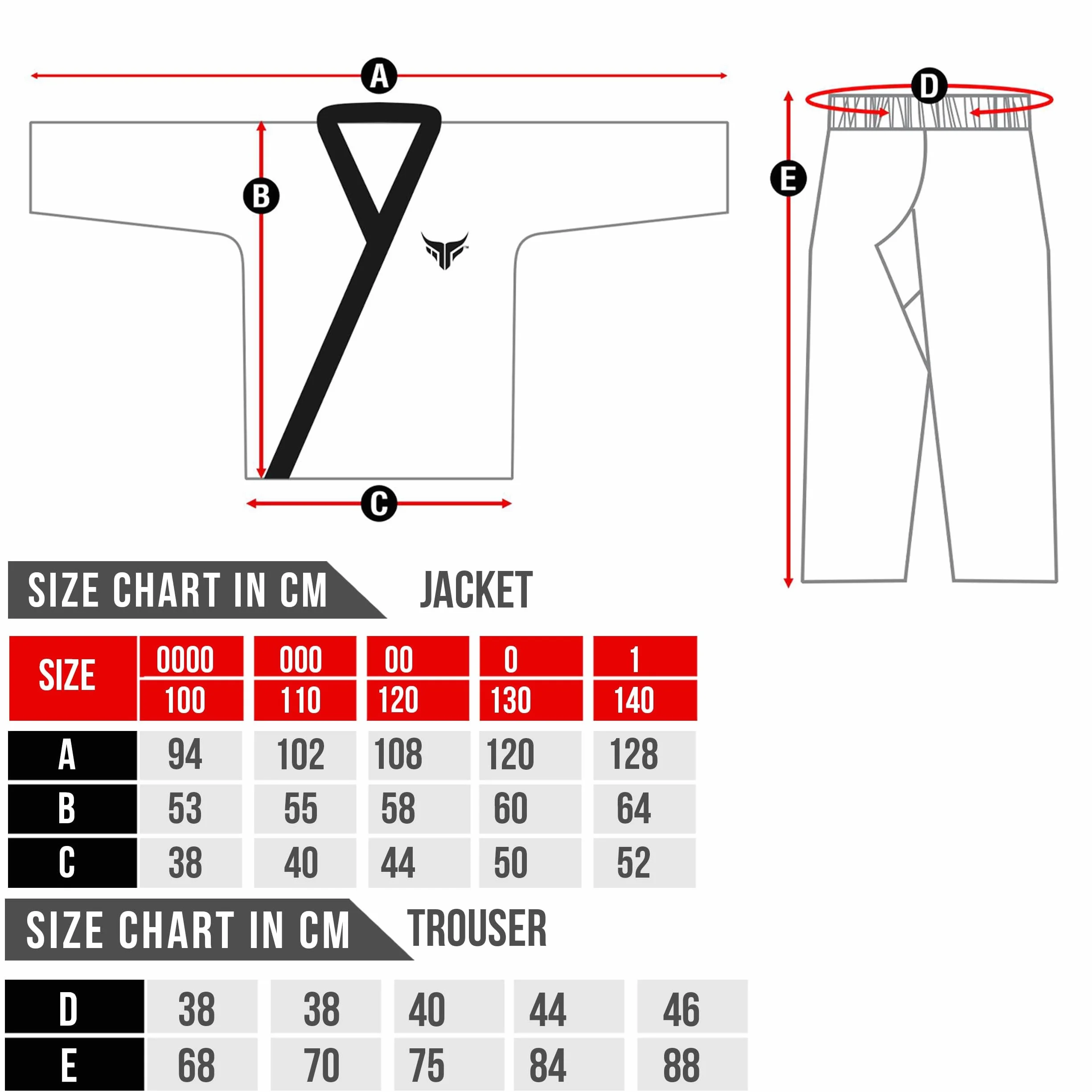 Mytra Fusion Karate Suit Uniform w wielu rozmiarach i kolorach, ultralekki strój do karate dla mężczyzn, kobiet i dzieci