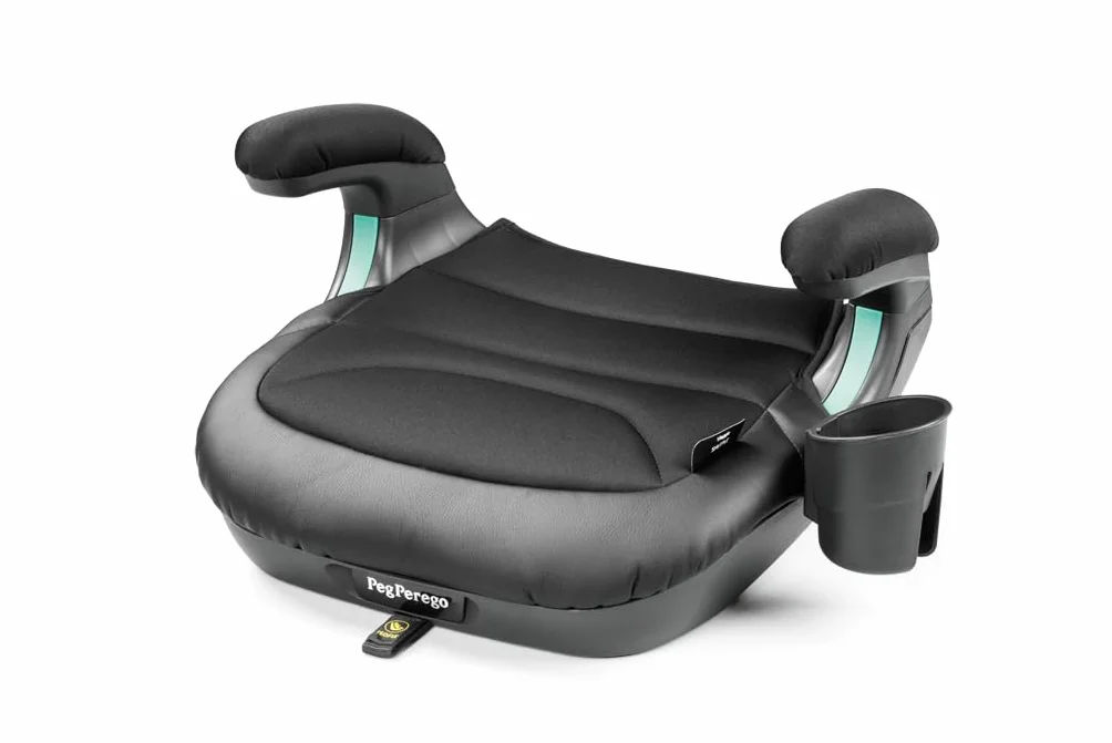 Peg Perego Viaggio Shuttle fotelik samochodowy z ISOFIX dla dzieci w wieku od 125 do 150 cm (6-12 lat), 22-36 kg, Licorice
