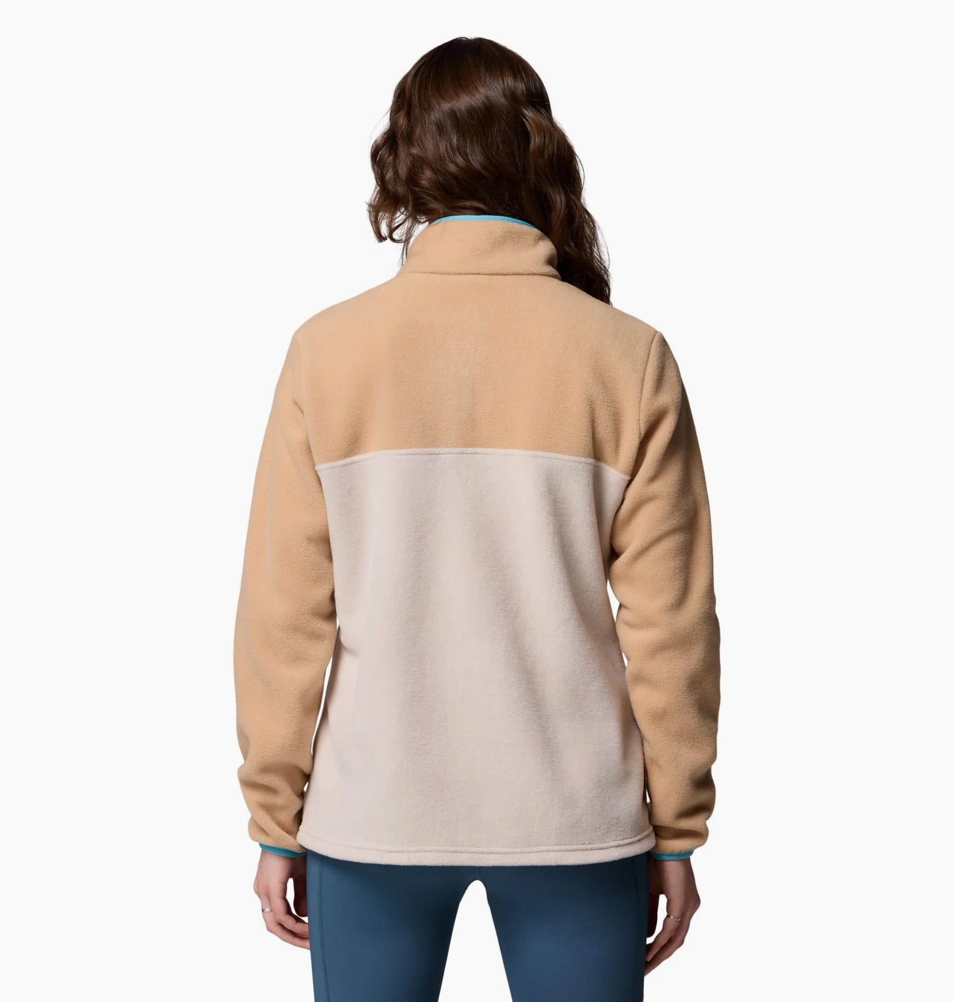 Columbia Damska bluza polarowa Benton Springs Pull Demi Bouton-Pression, Ciemny kamień/kajak/niebieski vintage, 1X