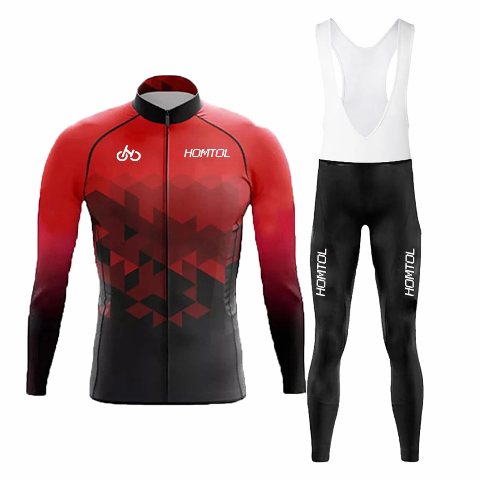 Koszulka rowerowa męska, z długim rękawem, odzież rowerowa, tryatlon, trykot, oddychająca, elastyczna, szybkoschnąca, do jazdy na rowerze MTB