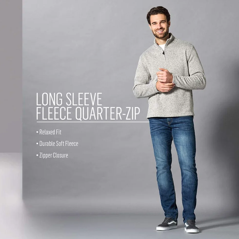 Wrangler Koszula męski Wrangler Authentics Men's Sweater Fleece Quarter-Zip