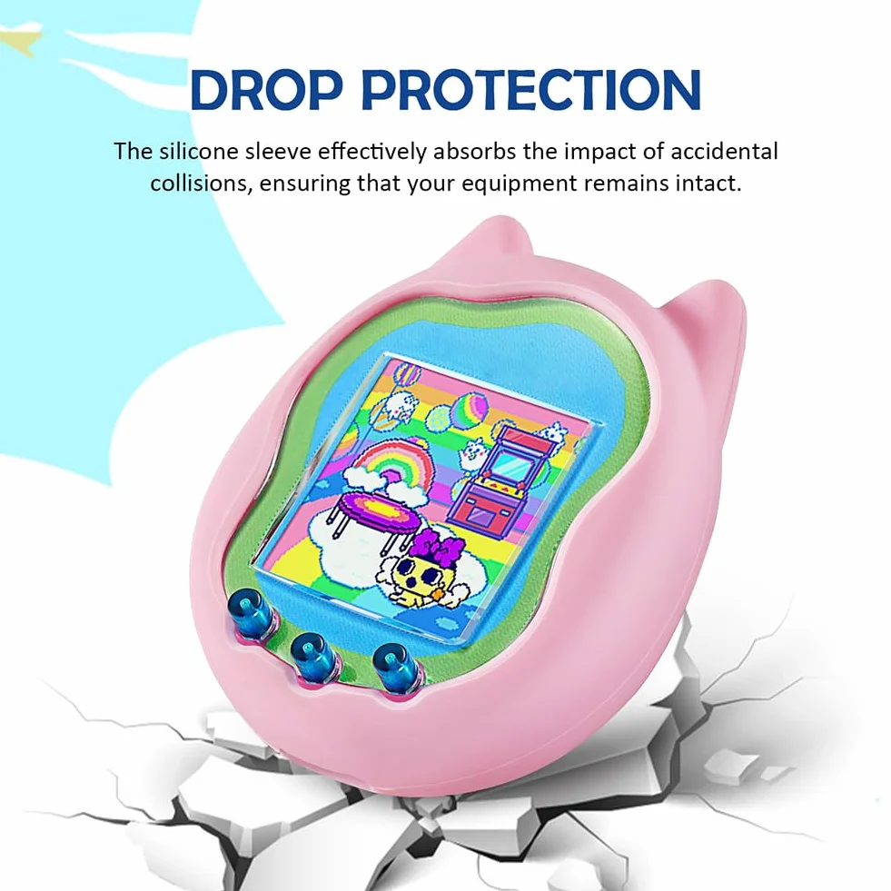 Tamagotchi Uni Silikonowe Etui Ochronne Miękkie Etui Ochronne Dla Zwierząt Interaktywna Wirtualna Maszyna Do Gry Dla Zwierząt Ochronnych Etui Odpowiednie dla Tamagotchi Uni