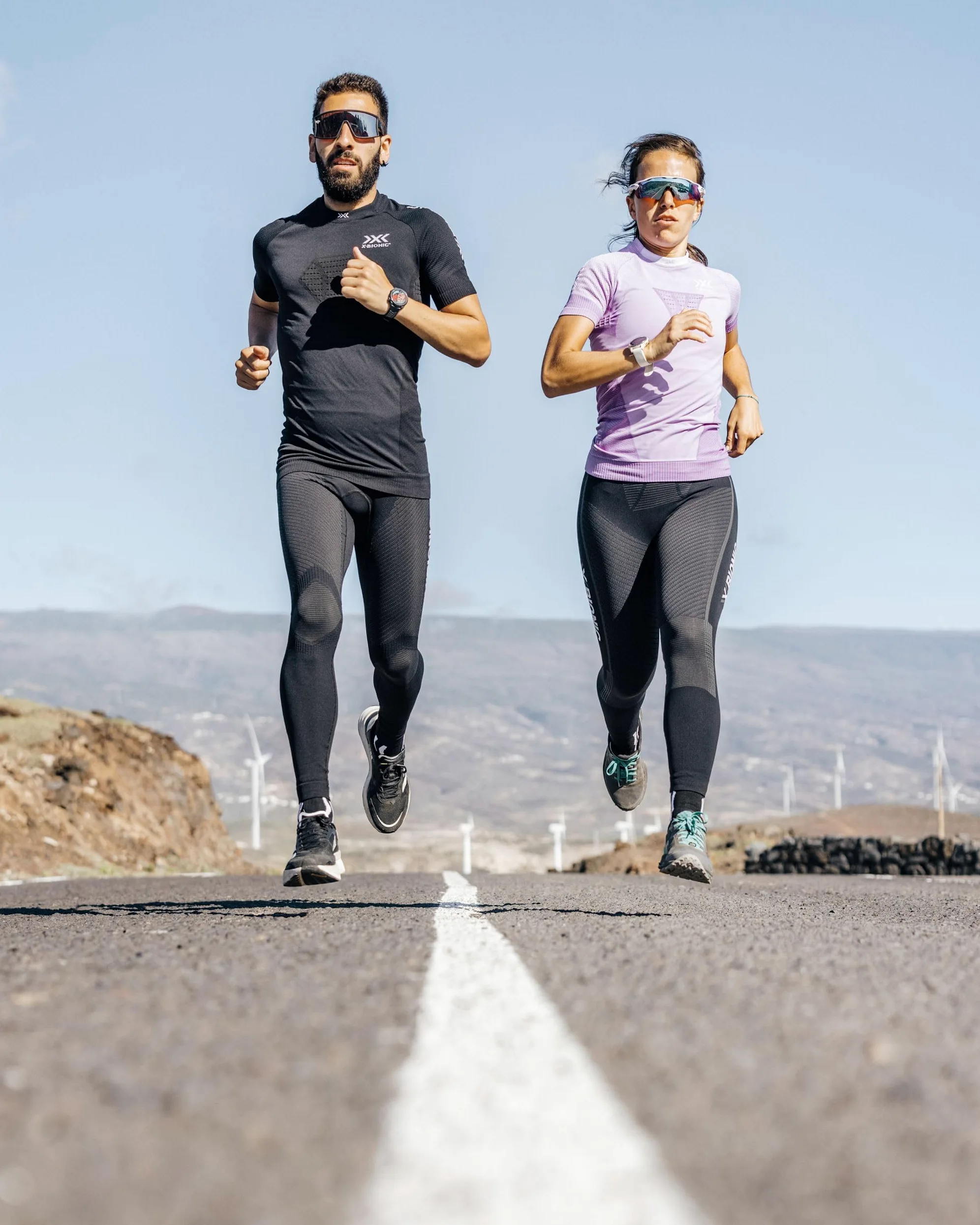 X-Bionic Invent 4.0 Running Pants Men - Spodnie sportowe, spodnie do biegania, spodnie fitness, spodnie treningowe, spodnie do biegania, spodnie bazowe dla mężczyzn Mężczyźni