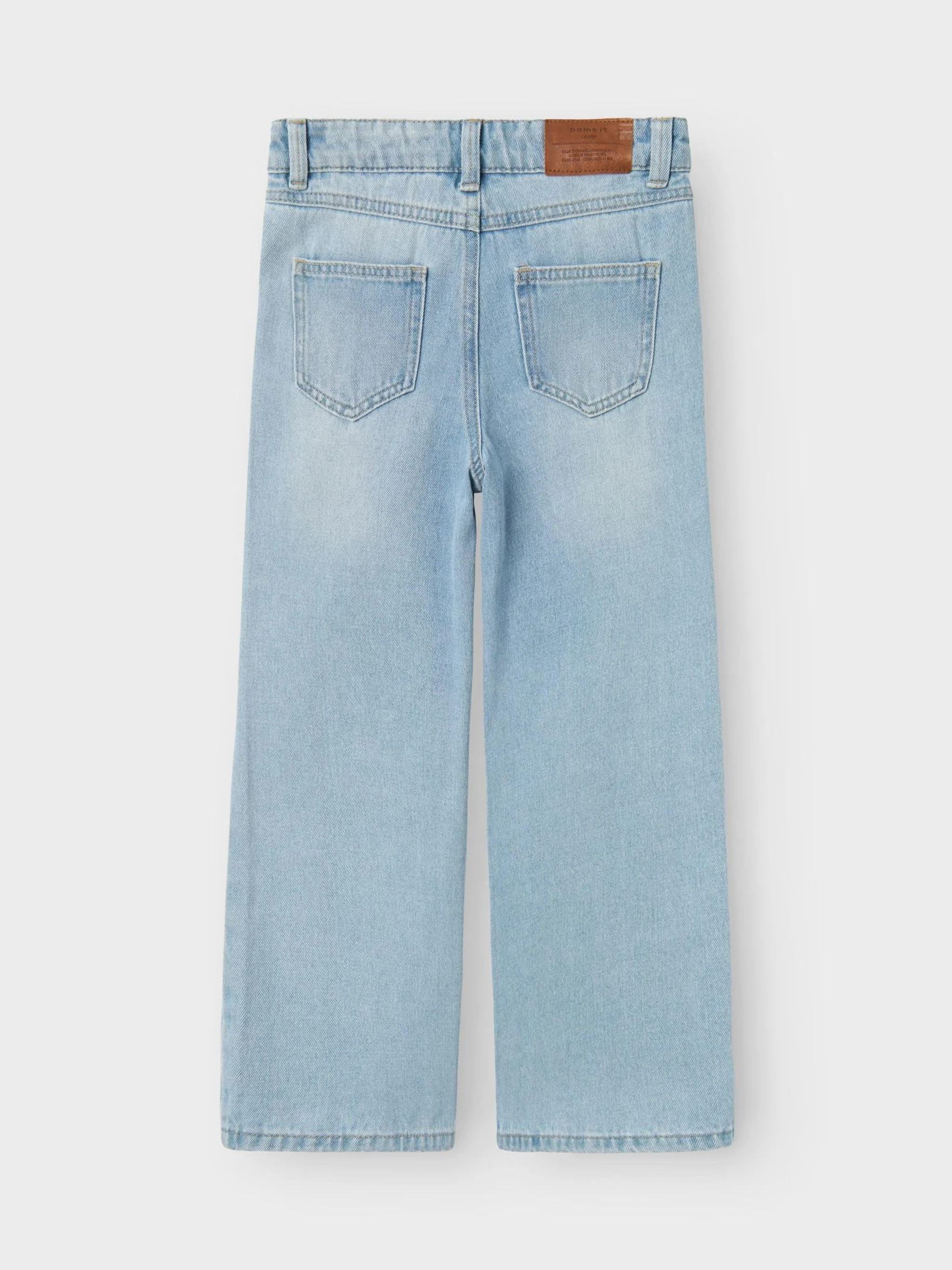 NAME IT spodnie jeansowe Dziewczynki Nkfrose Hw Wide Jeans 1411-te Noos