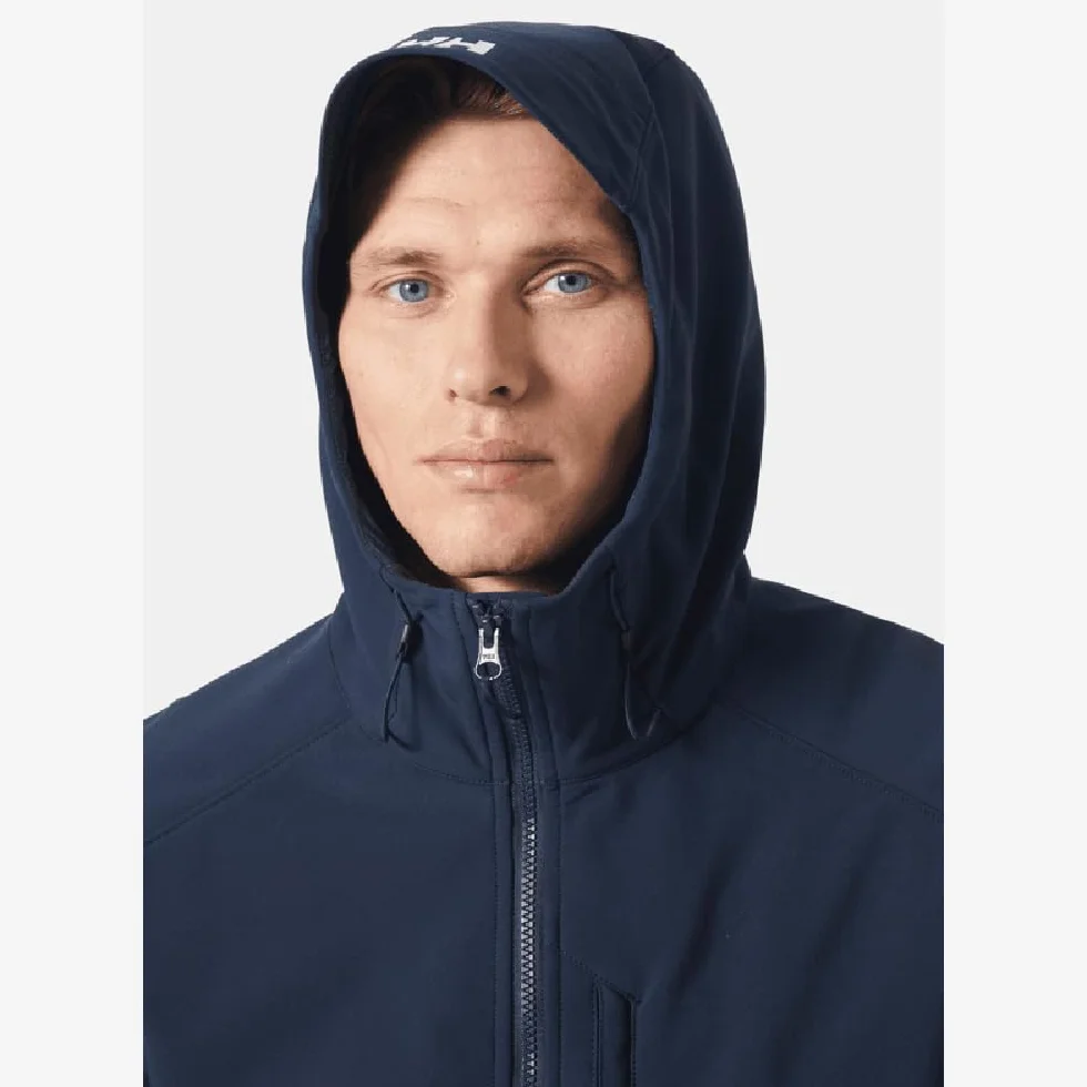 Helly Hansen Mężczyźni Paramount Hooded Softshell Jacket Kurtka Softshell, Granatowy (597 Navy), L