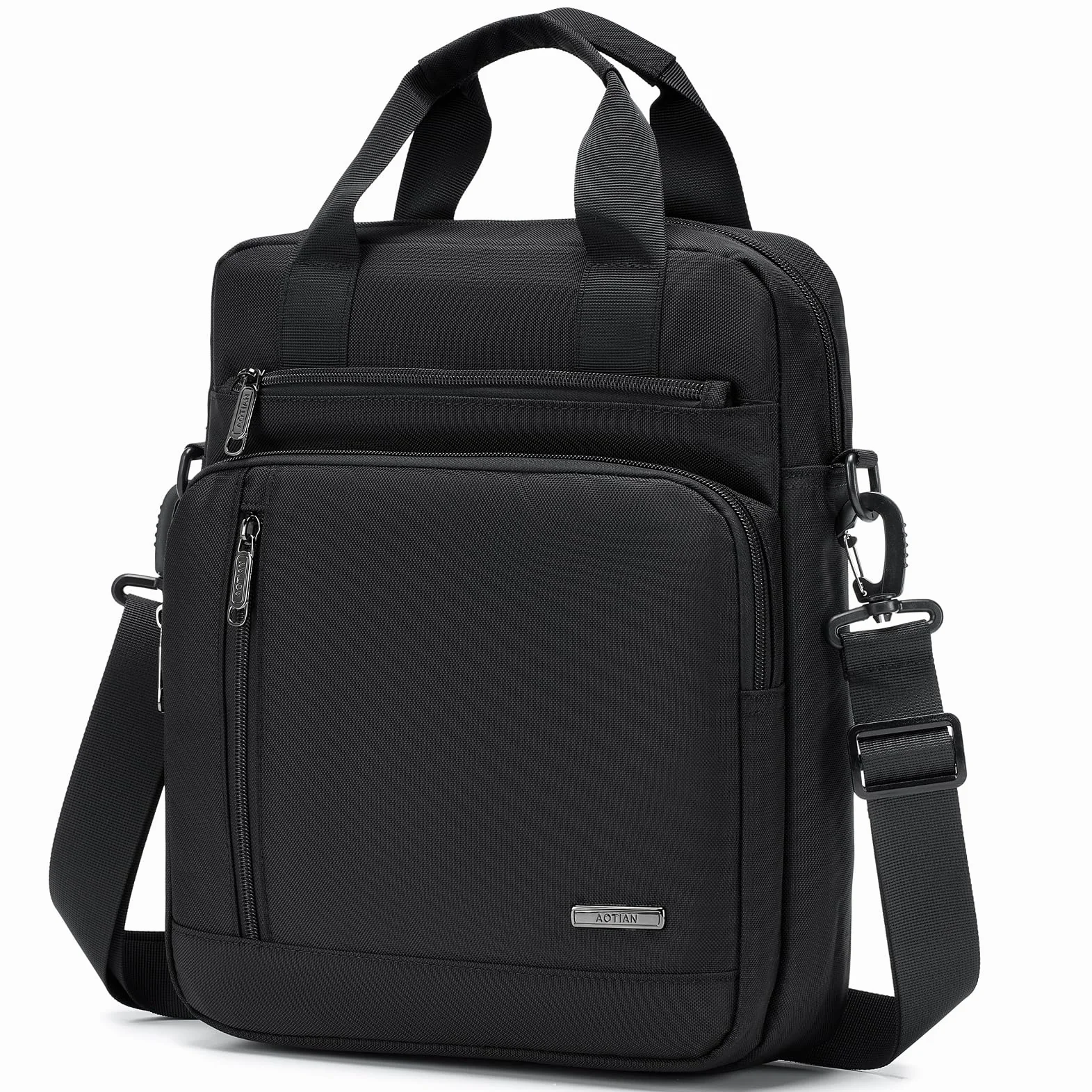 Torba Na Ramię Dla Mężczyzn Duża Wielokieszeniowa Laptop 14 Cali 28x33x10cm Wodoodporna Torba Oxford Sling Crossbody Bag Torba Męska Z Górnym Uchwytem Do Pracy, Podróży