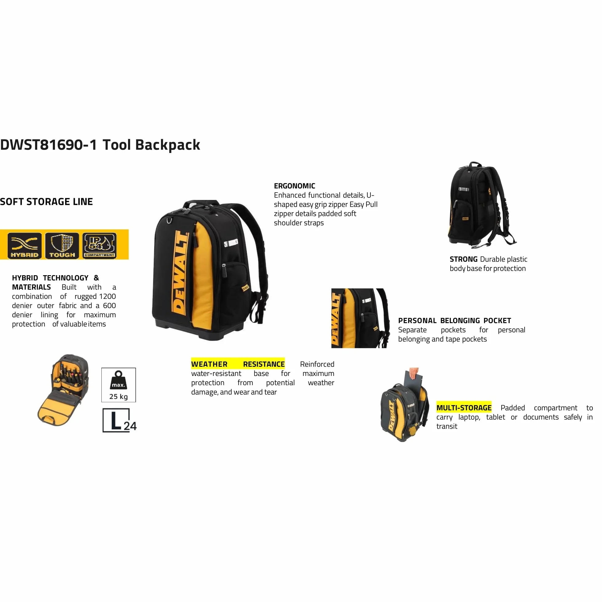 DEWALT DWST81690-1 plecak na narzędzia
