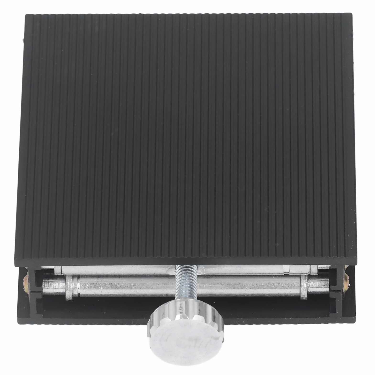 Regulowany Stojak Podnoszący Laboratoryjny, 90x90mm, Stop Aluminium, Platforma z Regulacją Wysokości 26-90mm, Czarny, Nośność 30kg