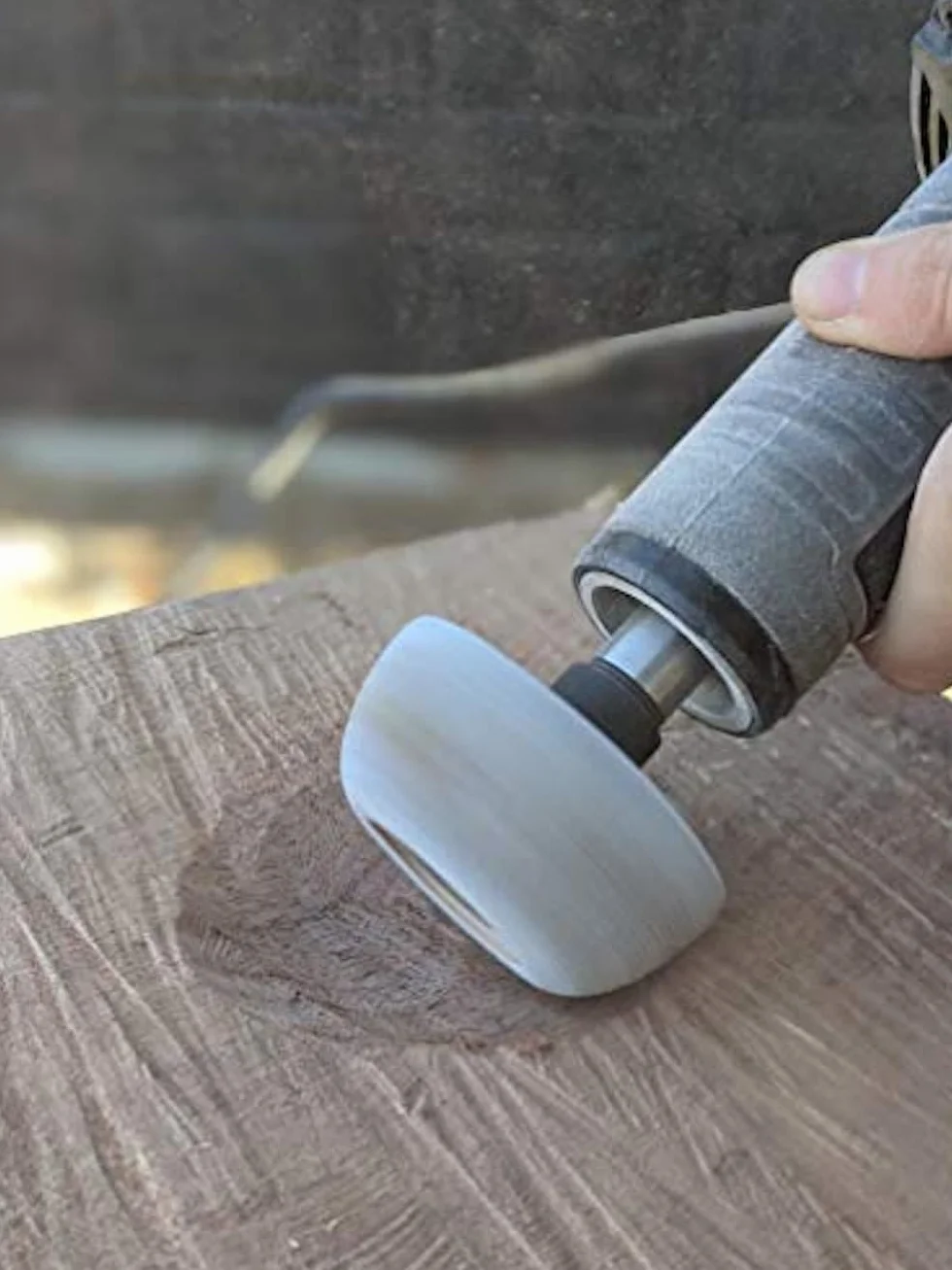 Kutzall Oryginalne koło konturowe o średnicy 50,8 mm x 9,5 mm, drobne otwory, do rzeźbienia w drewnie, do Milwaukee, DeWalt, Bosch, adapter w zestawie: węglik szlifierski Tungsen, CW200O230
