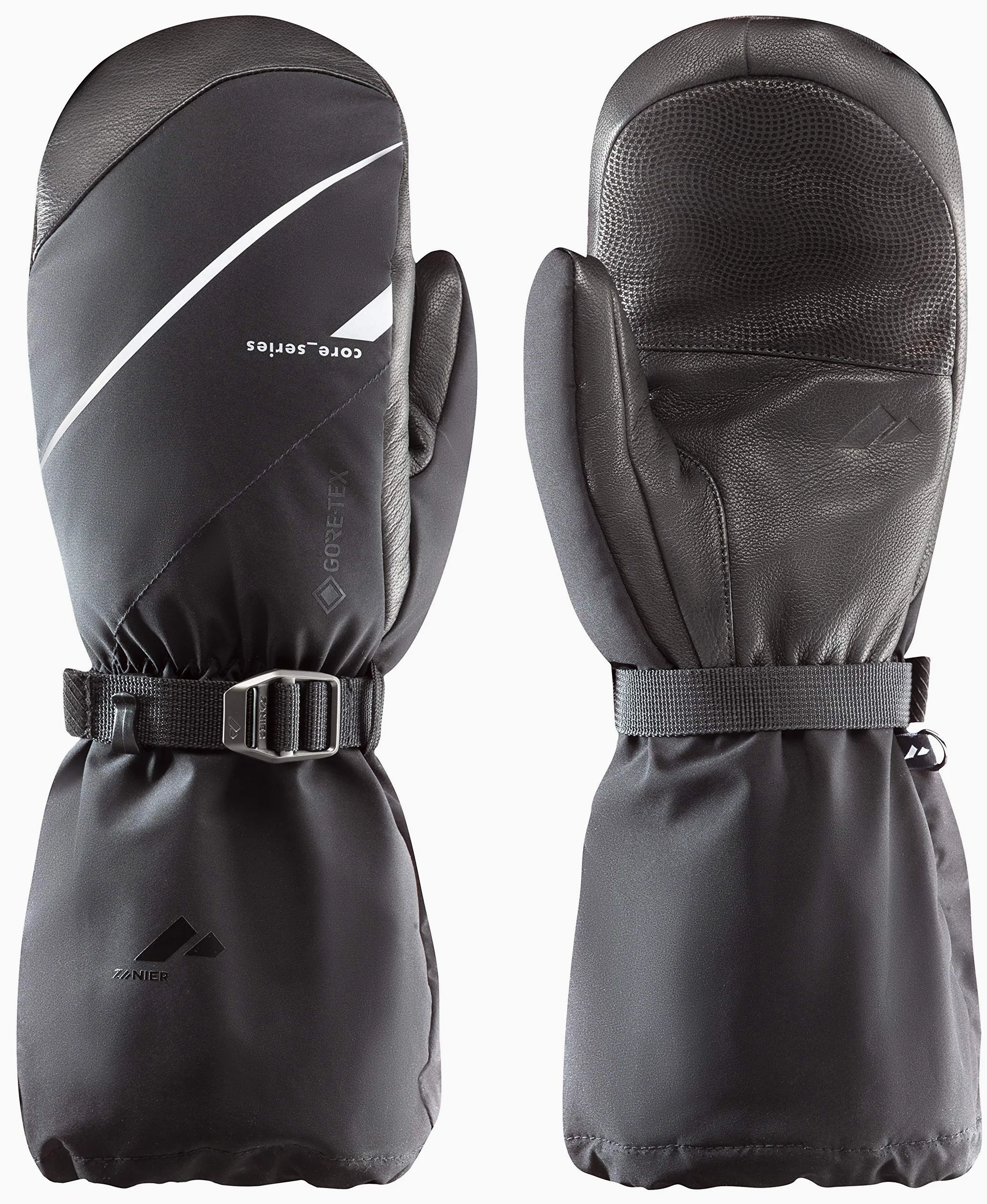 Zanier Unisex – rękawice dla dorosłych 41050-2010-9, czarne, białe, 9