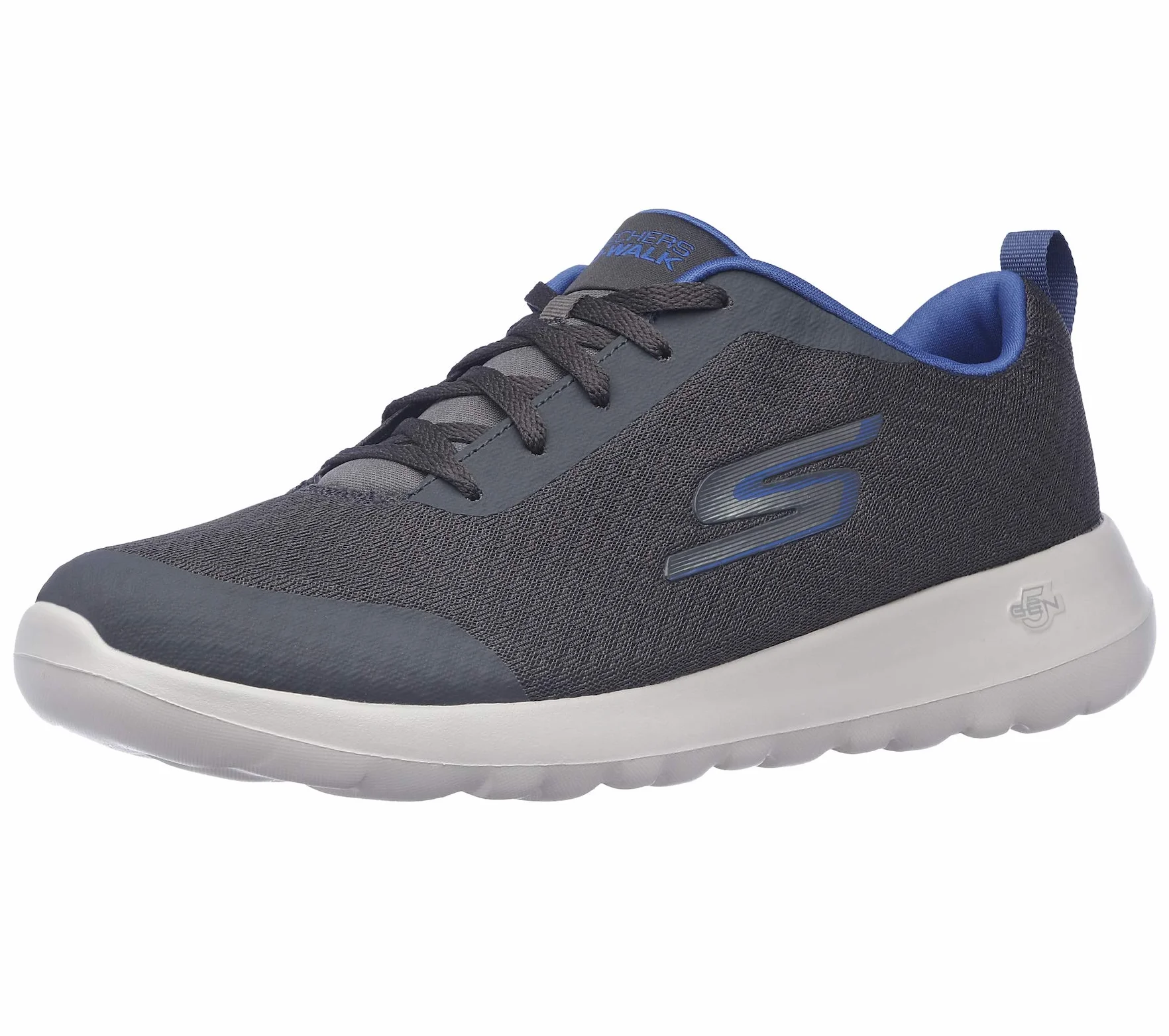Skechers Męskie buty treningowe Gowalk Max-Athletic do chodzenia z chłodzoną powietrzem pianką, rozmiar M, Antracyt niebieski, 39.5 EU