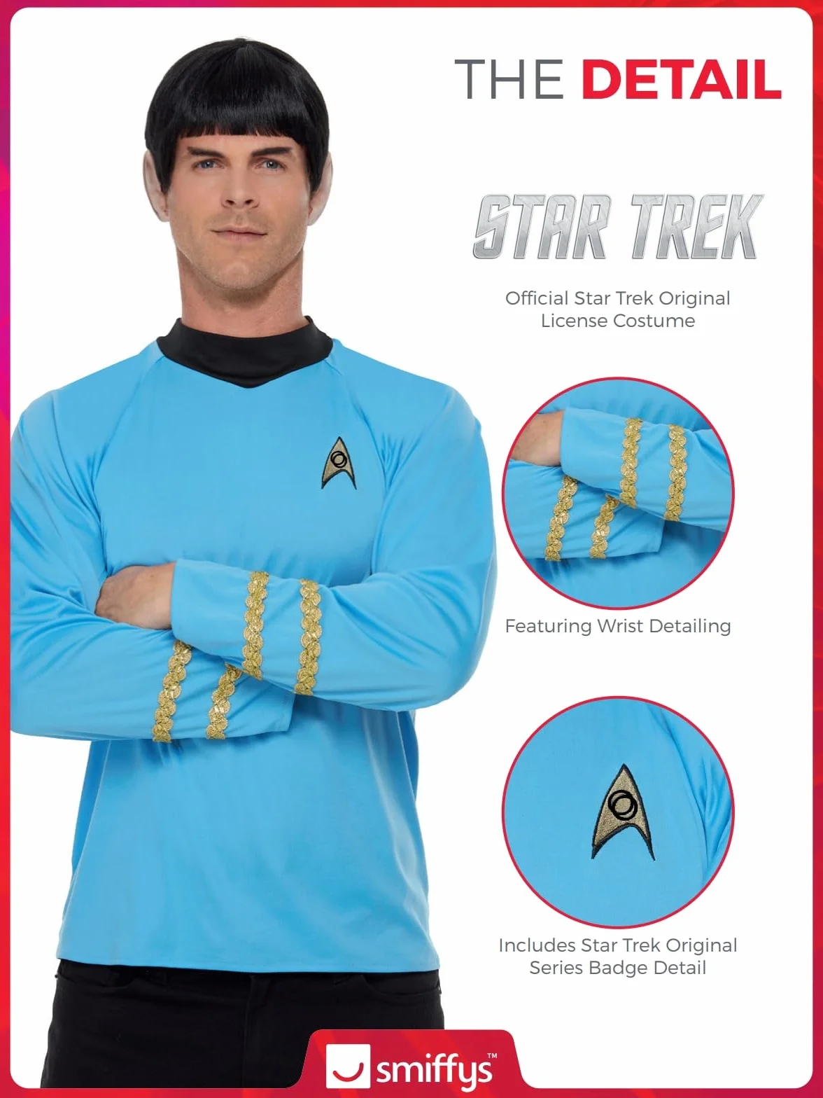 Star Trek Original Series Sciences Uniform Blue