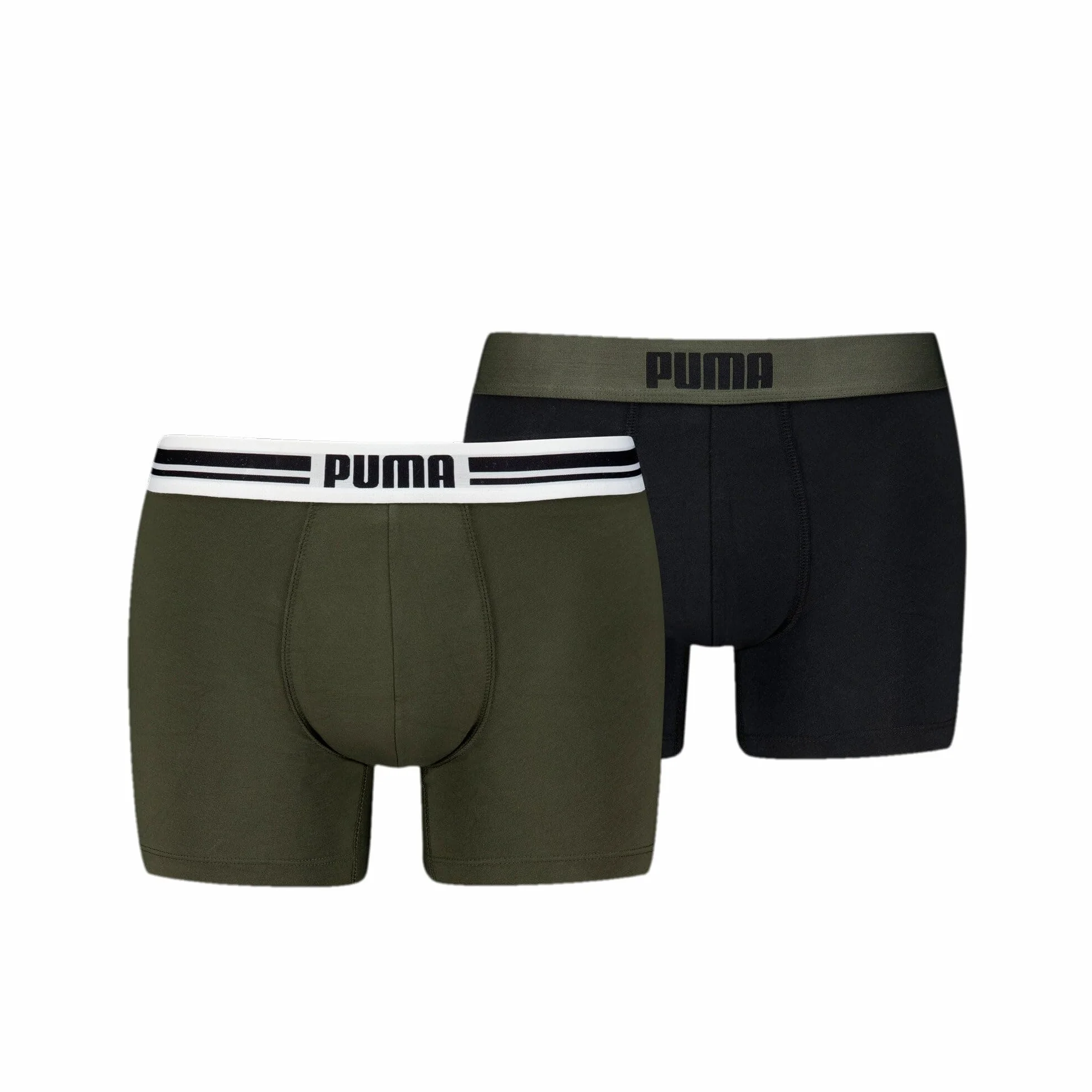 PUMA Everyday Placed Logo Boxer 2 sztuki XL, Noc leśna, XL
