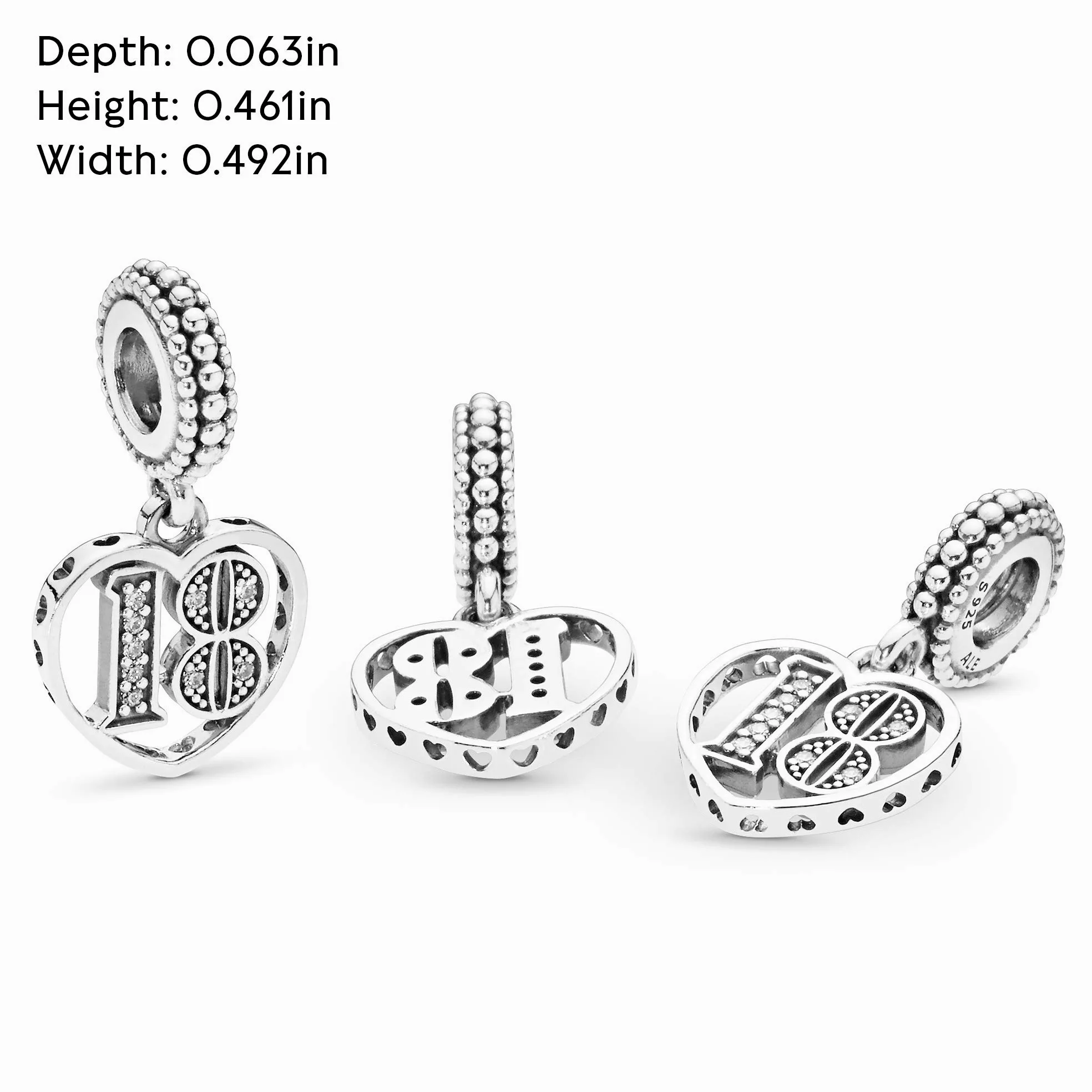 Koralik do wisiorka Pandora 797262CZ 18 Year Bead